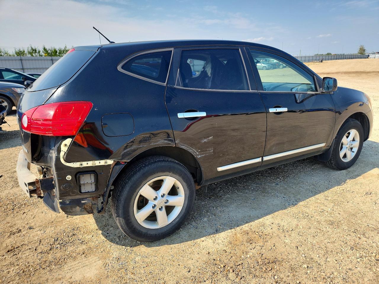 2013 Nissan Rogue S Black vin: JN8AS5MT1DW037694