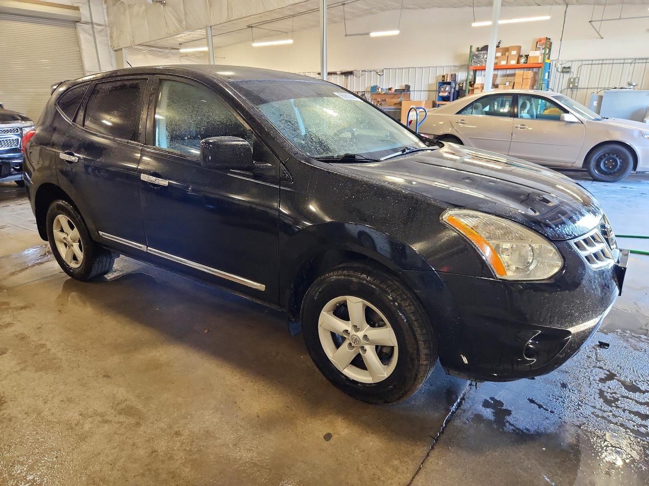 2013 Nissan Rogue S Black vin: JN8AS5MT1DW037887
