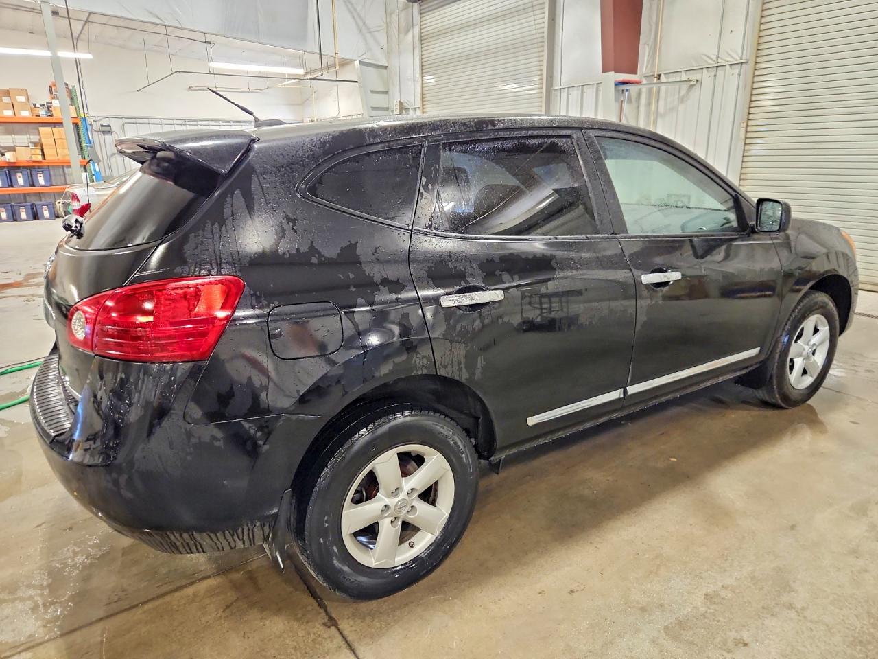2013 Nissan Rogue S Black vin: JN8AS5MT1DW037887