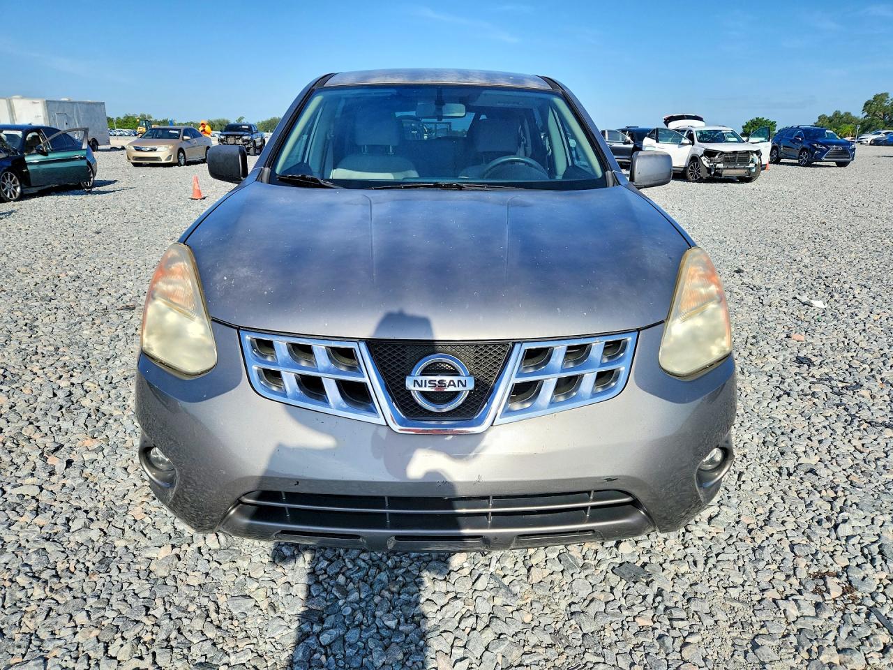 2013 Nissan Rogue S Gray vin: JN8AS5MT1DW041373