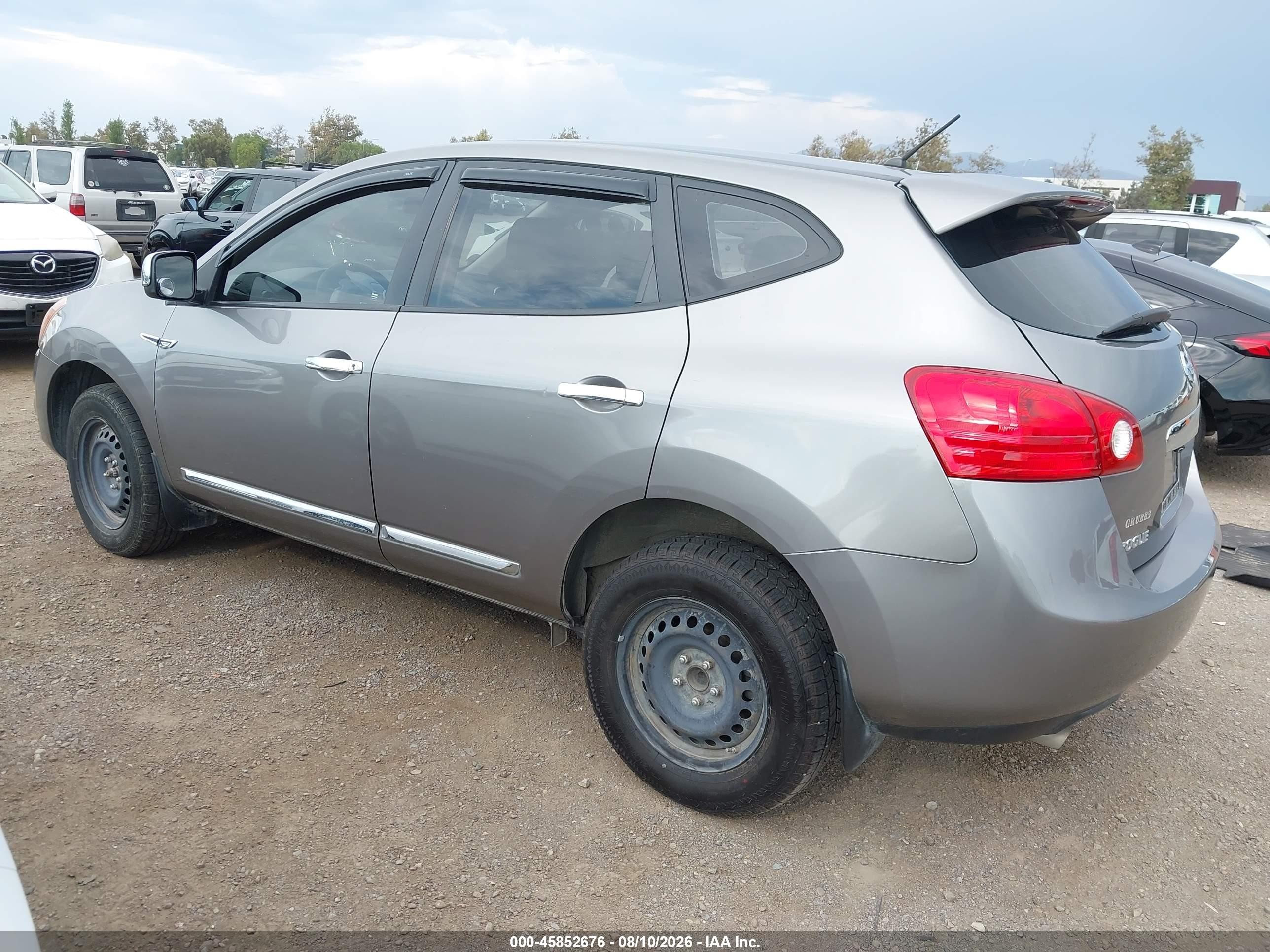 2013 Nissan Rogue S Gray vin: JN8AS5MT1DW042071