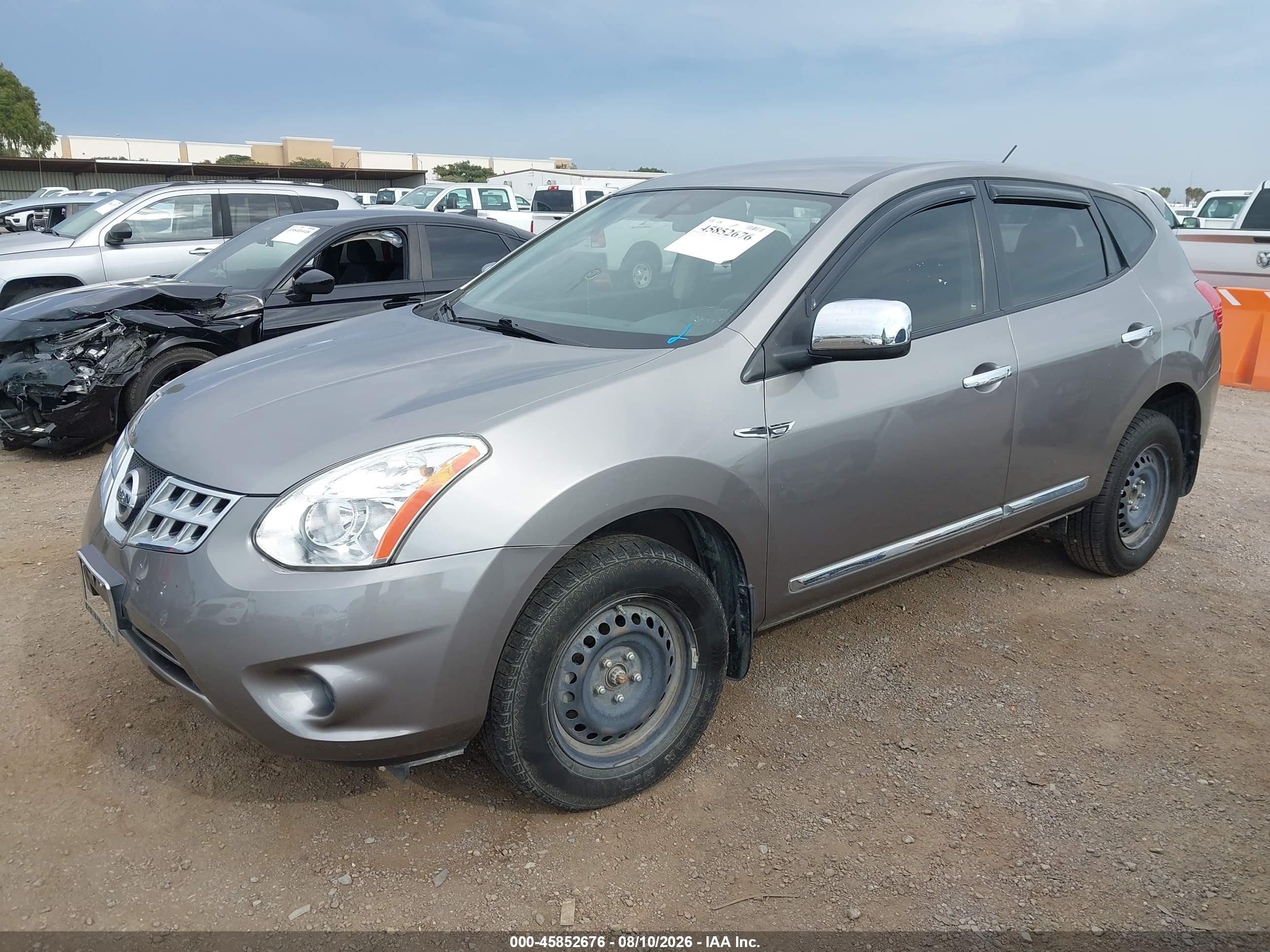 2013 Nissan Rogue S Gray vin: JN8AS5MT1DW042071