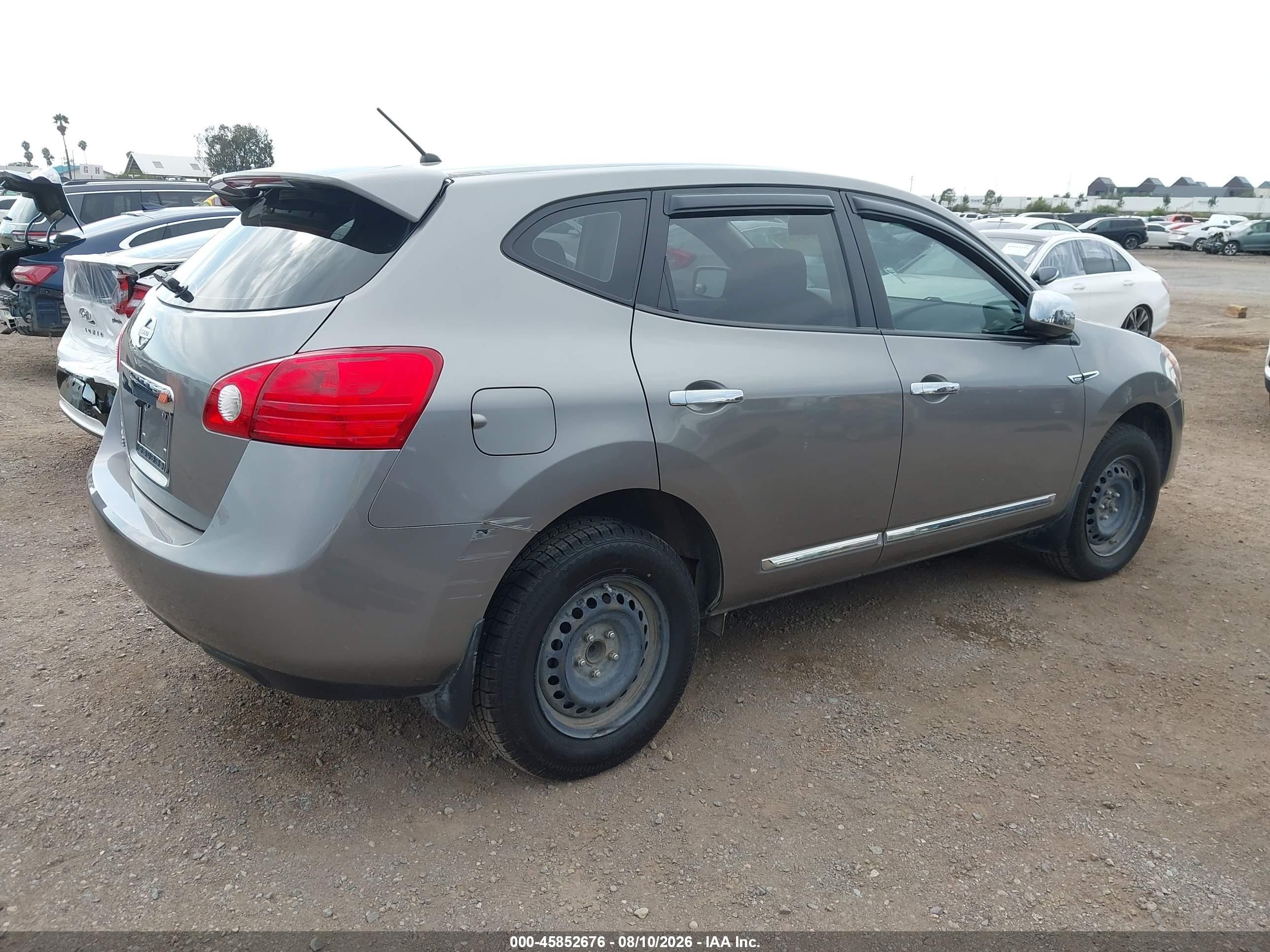 2013 Nissan Rogue S Gray vin: JN8AS5MT1DW042071