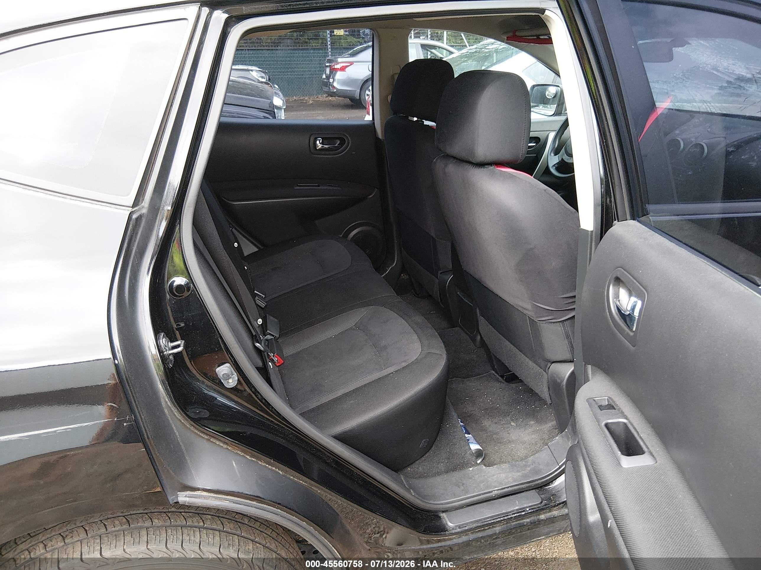 2013 Nissan Rogue S Black vin: JN8AS5MT1DW504502