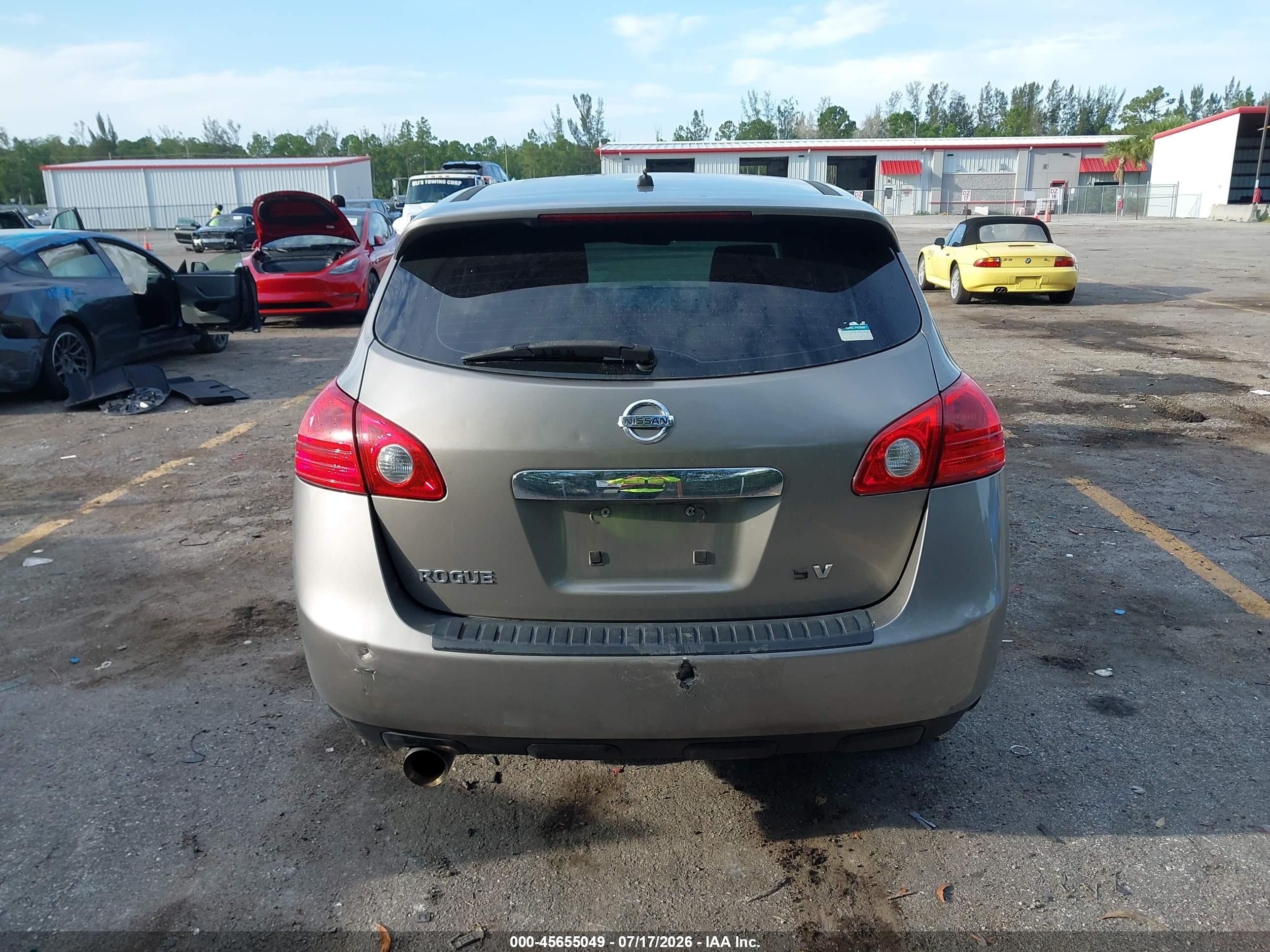 2013 Nissan Rogue S Gray vin: JN8AS5MT1DW507349