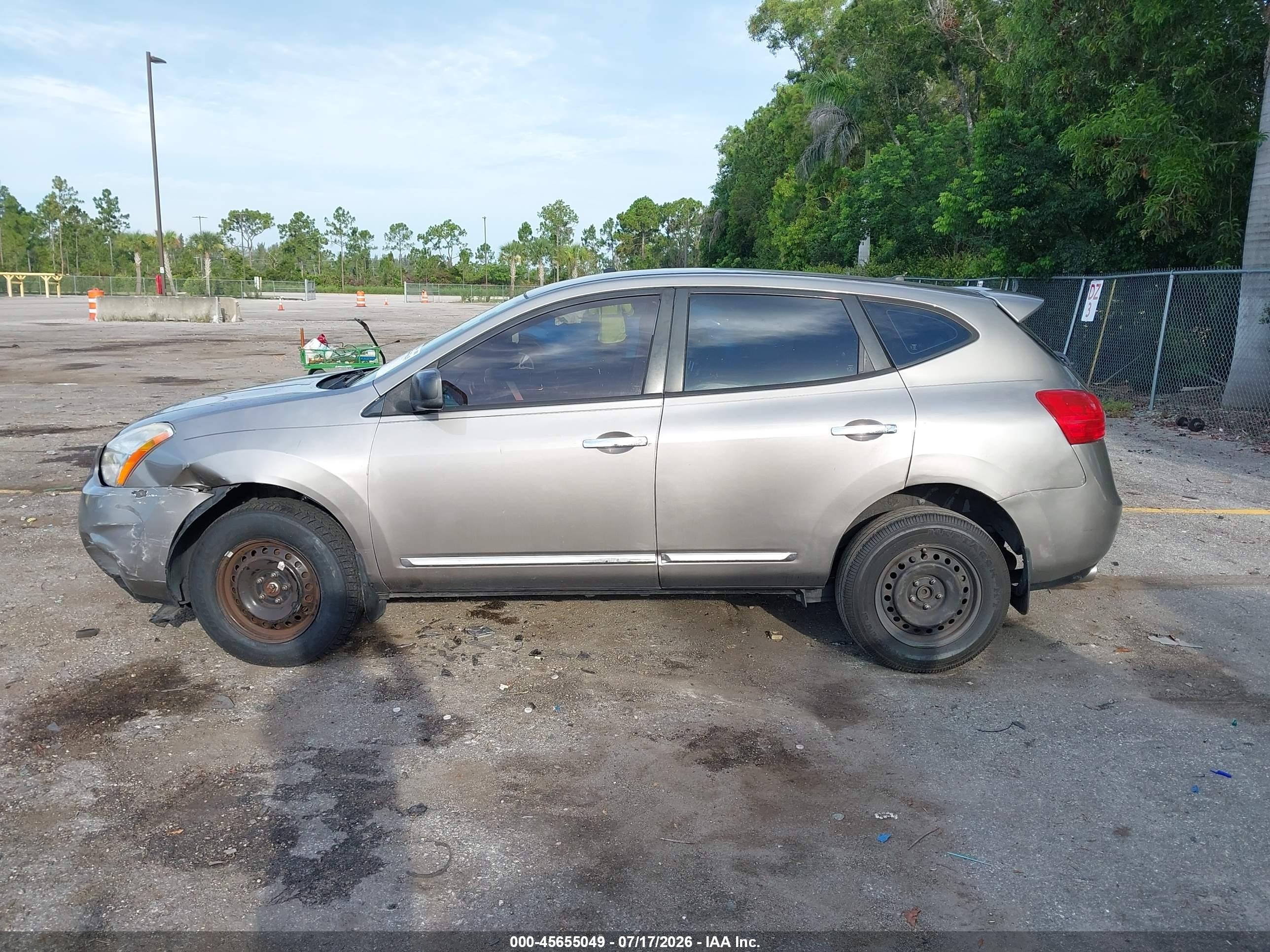2013 Nissan Rogue S Gray vin: JN8AS5MT1DW507349
