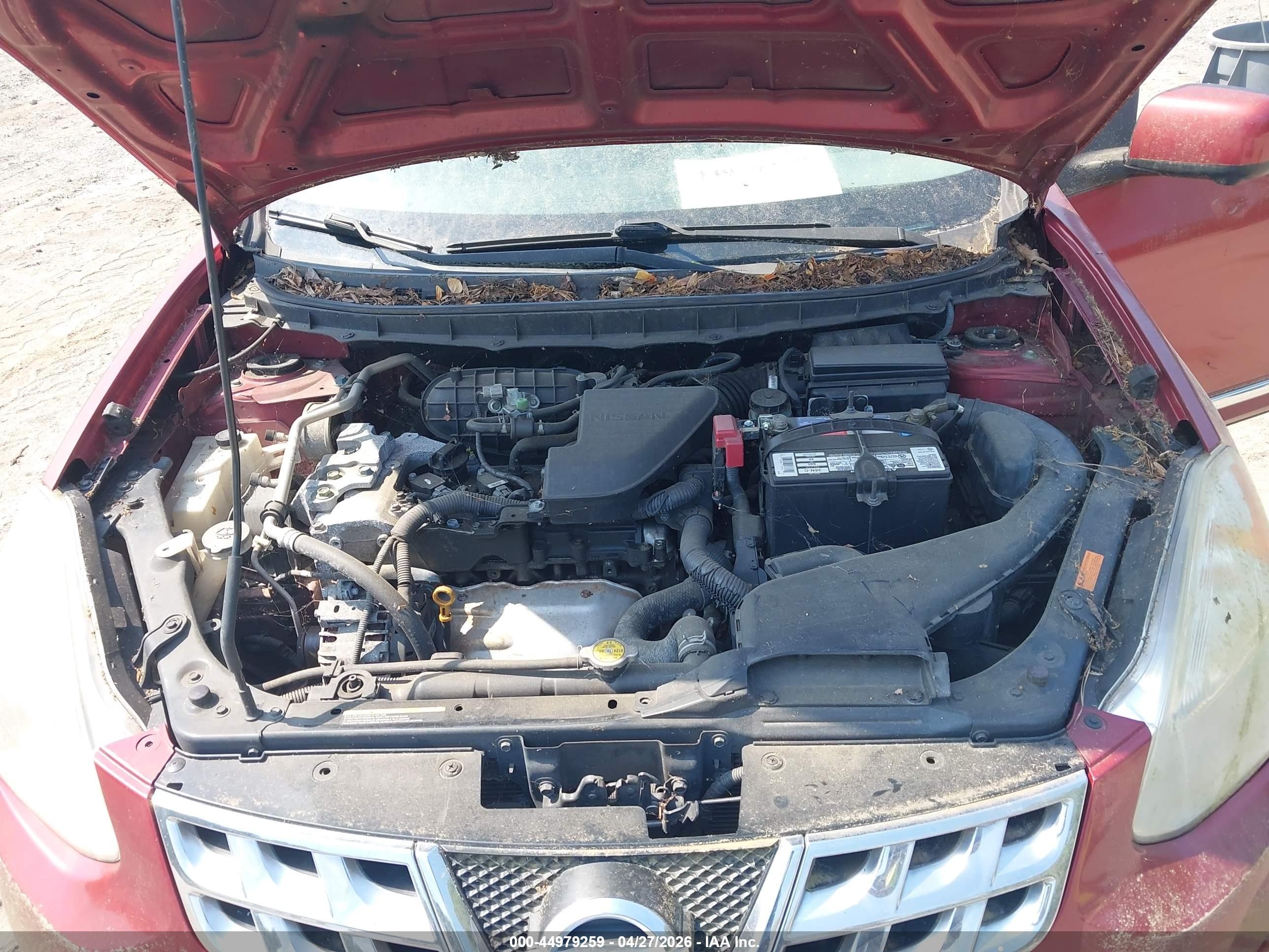 2013 Nissan Rogue Sv W/sl Pkg Red vin: JN8AS5MT1DW509666