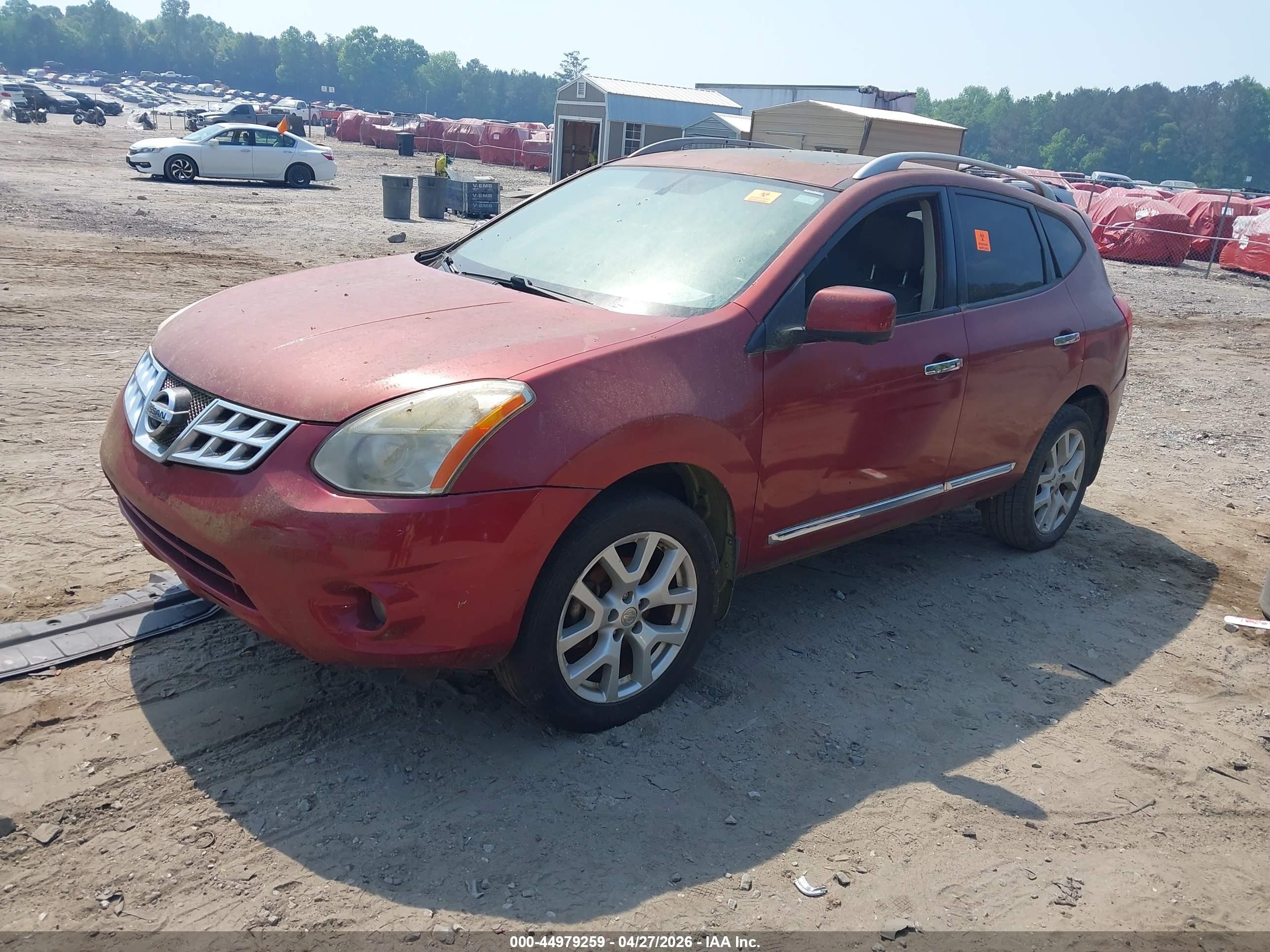 2013 Nissan Rogue Sv W/sl Pkg Red vin: JN8AS5MT1DW509666
