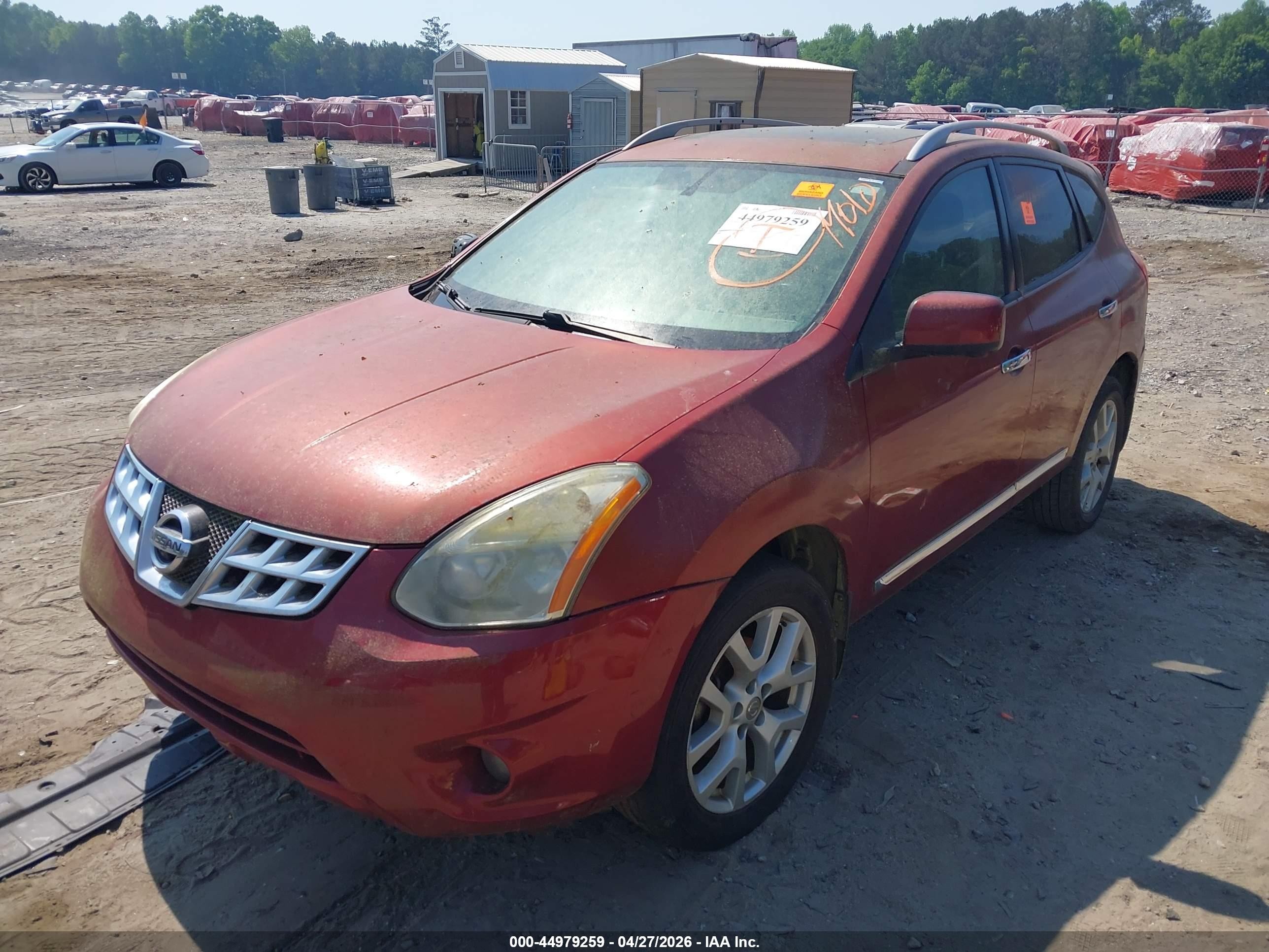 2013 Nissan Rogue Sv W/sl Pkg Red vin: JN8AS5MT1DW509666