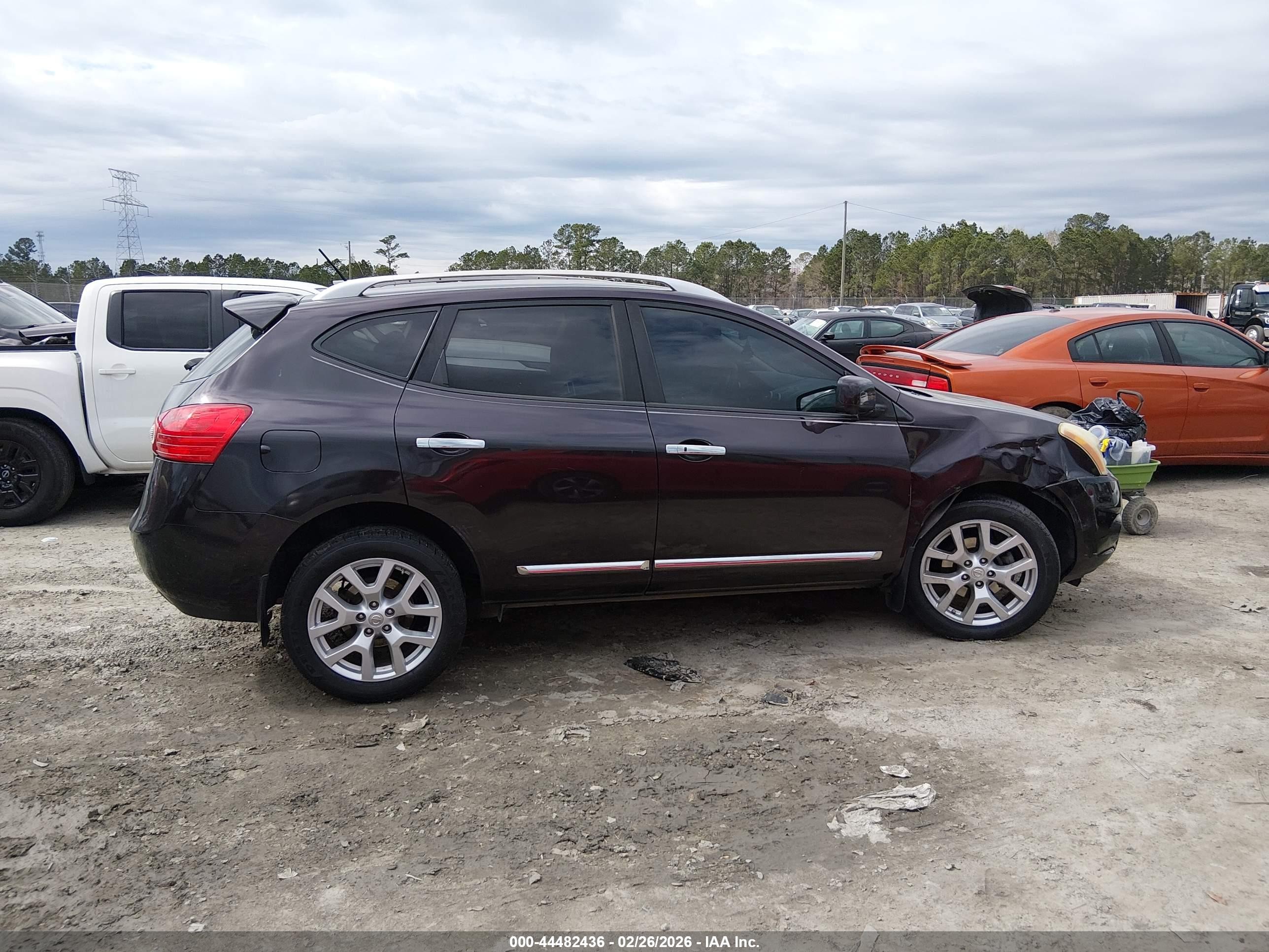 2013 Nissan Rogue Sv W/sl Pkg Black vin: JN8AS5MT1DW515032