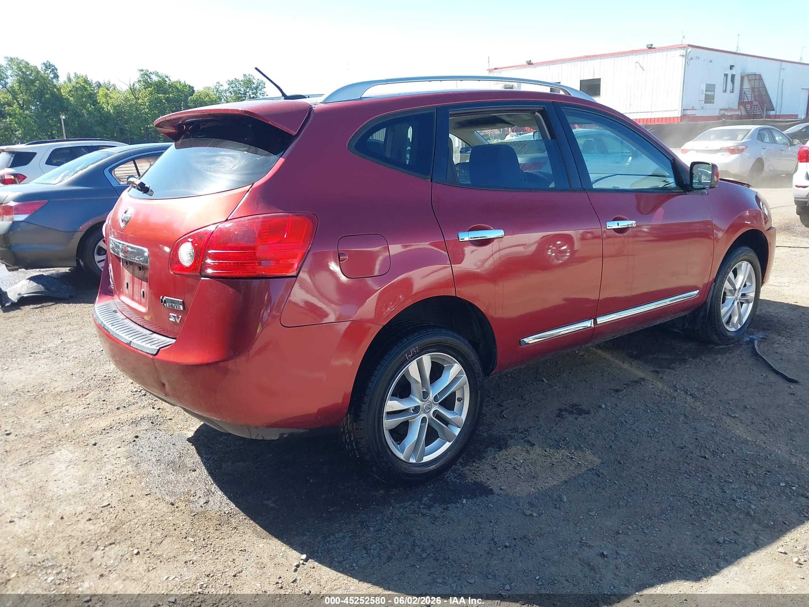 2013 Nissan Rogue Sv Red vin: JN8AS5MT1DW519131