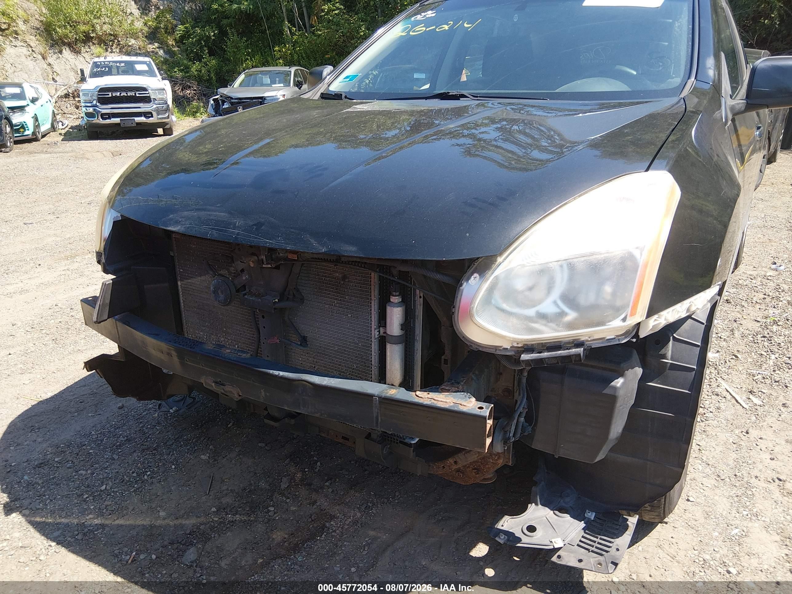 2013 Nissan Rogue S Black vin: JN8AS5MT1DW522157