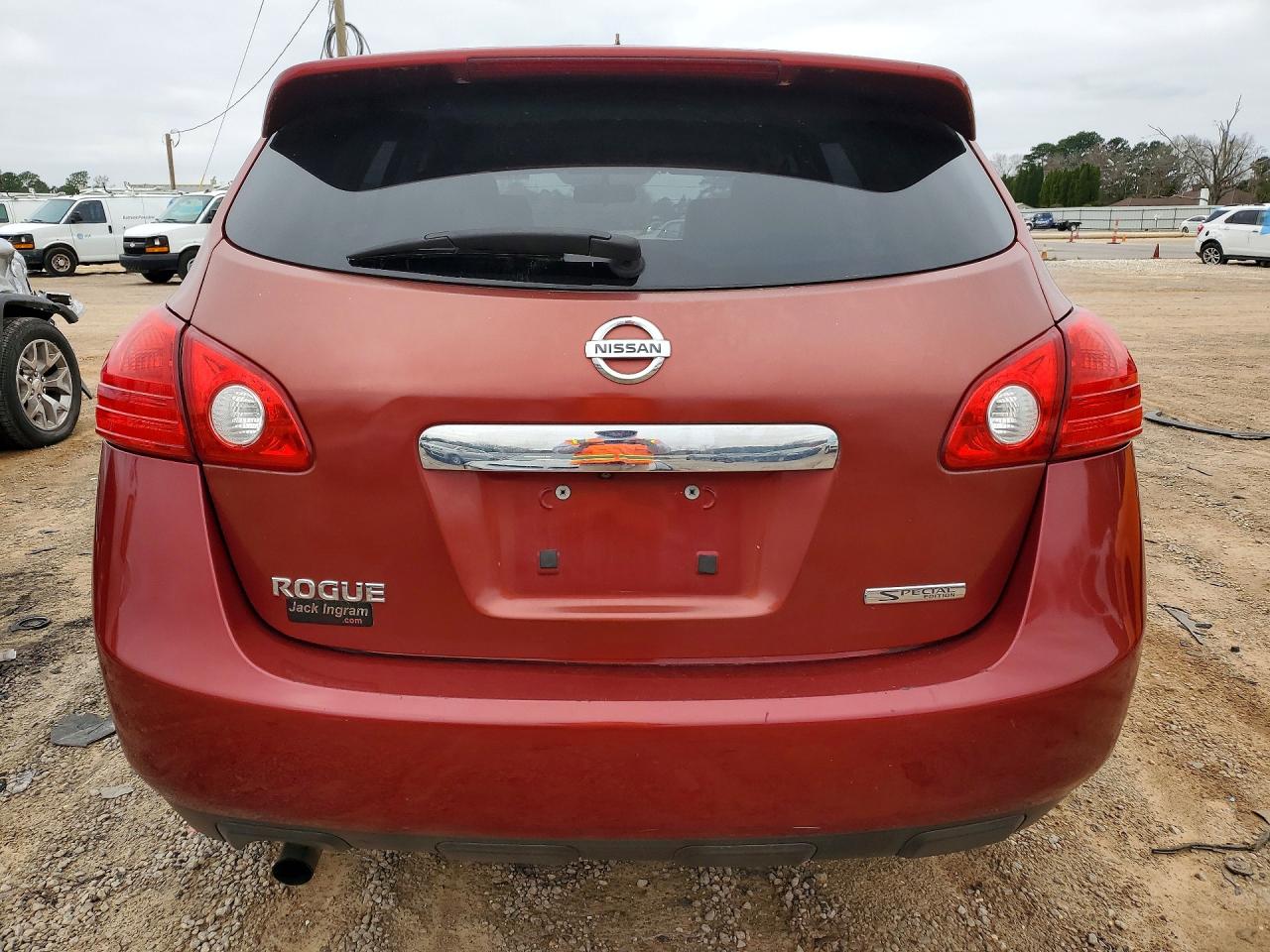 2013 Nissan Rogue S Burgundy vin: JN8AS5MT1DW522174