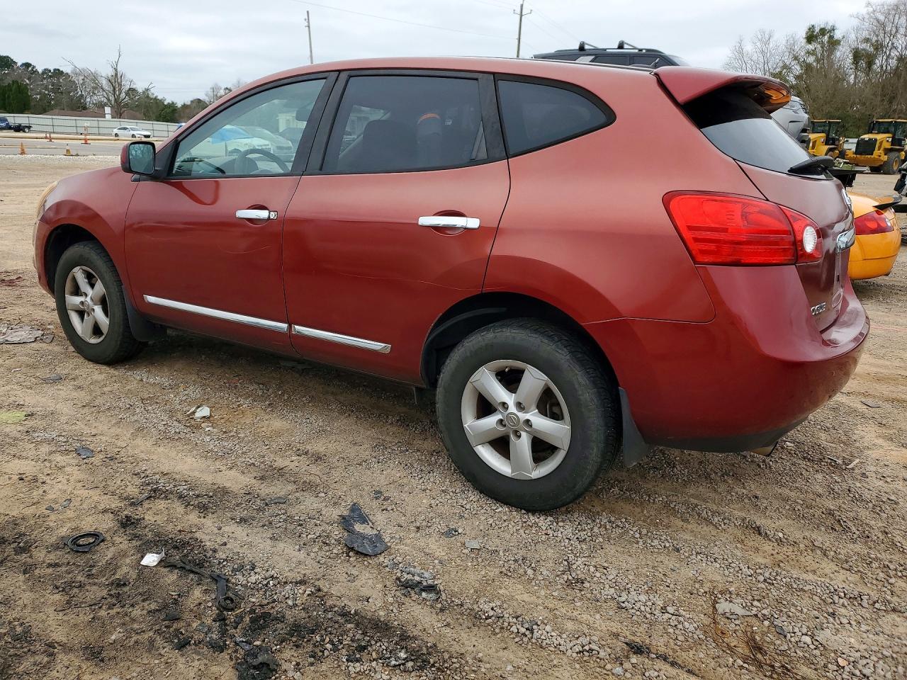 2013 Nissan Rogue S Burgundy vin: JN8AS5MT1DW522174
