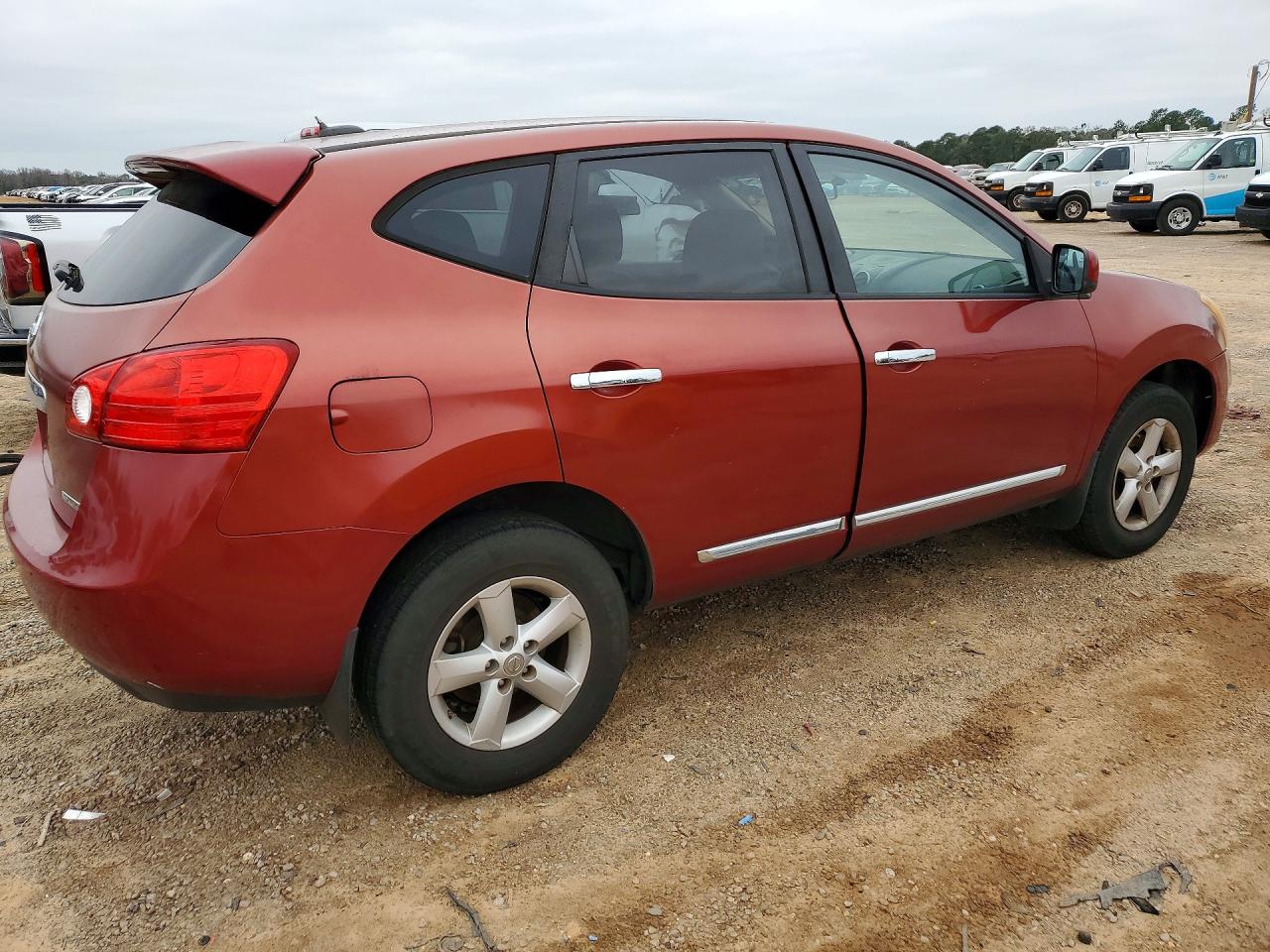 2013 Nissan Rogue S Burgundy vin: JN8AS5MT1DW522174