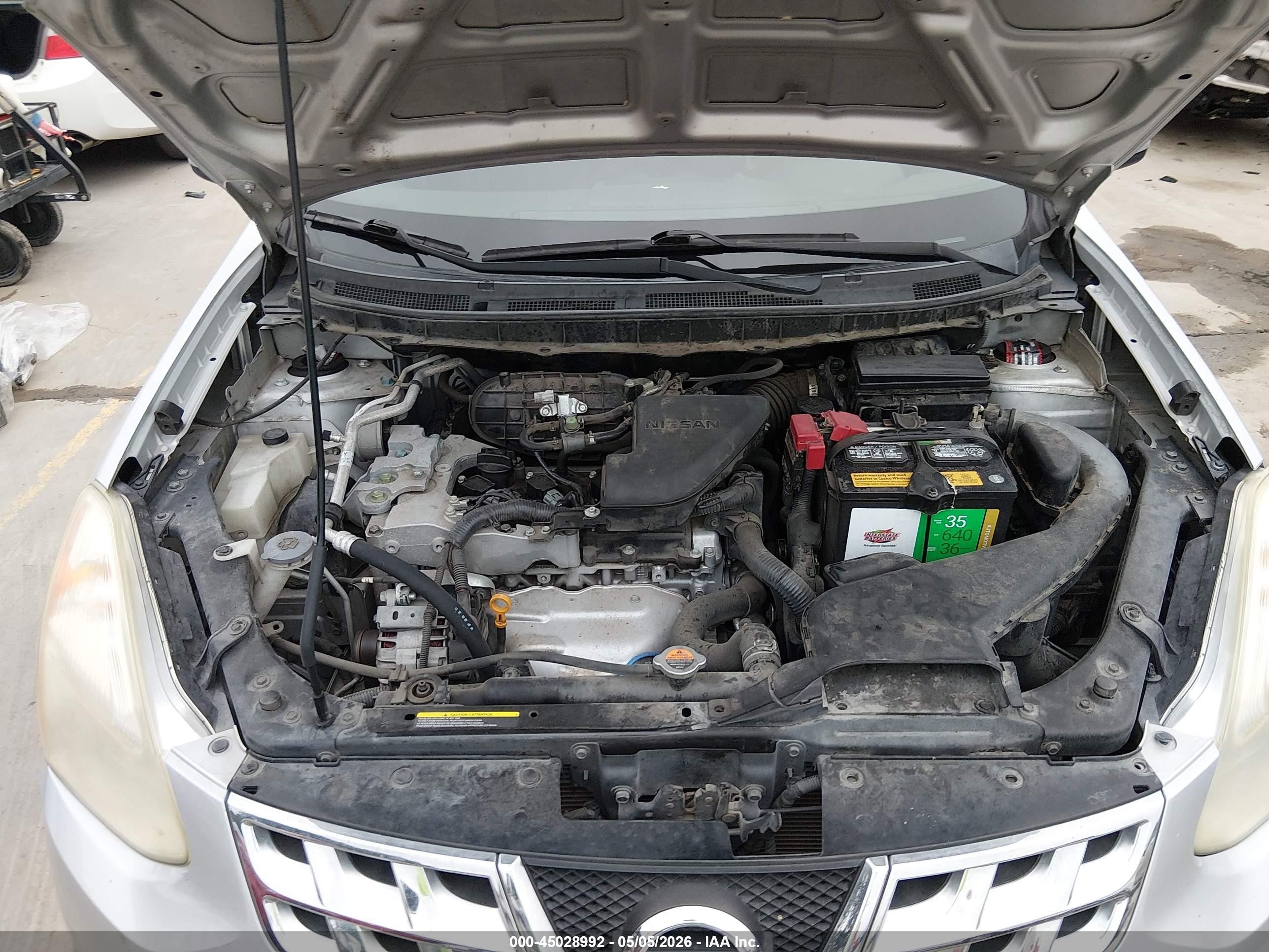 2013 Nissan Rogue Sv Gray vin: JN8AS5MT1DW524488