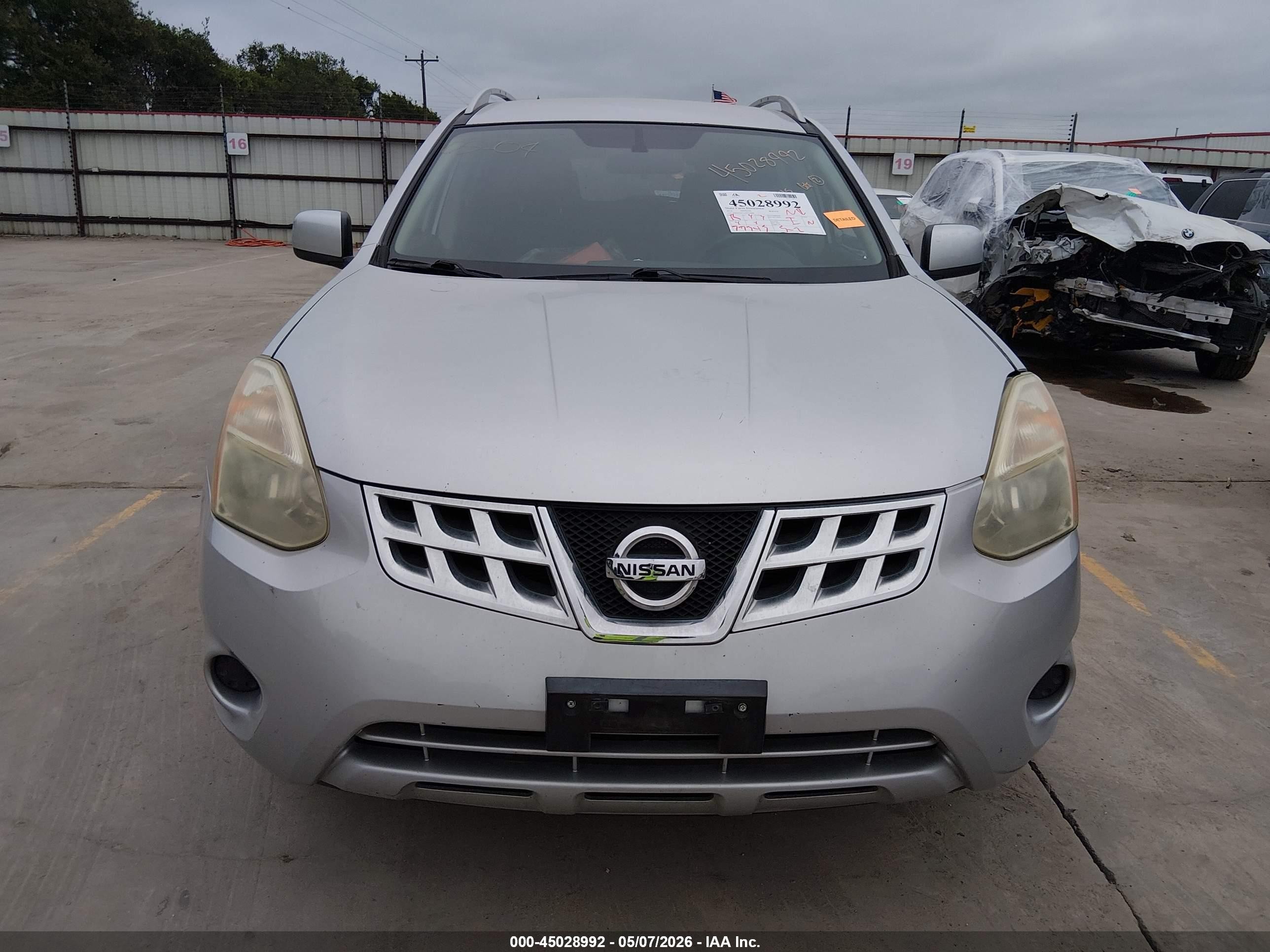2013 Nissan Rogue Sv Gray vin: JN8AS5MT1DW524488
