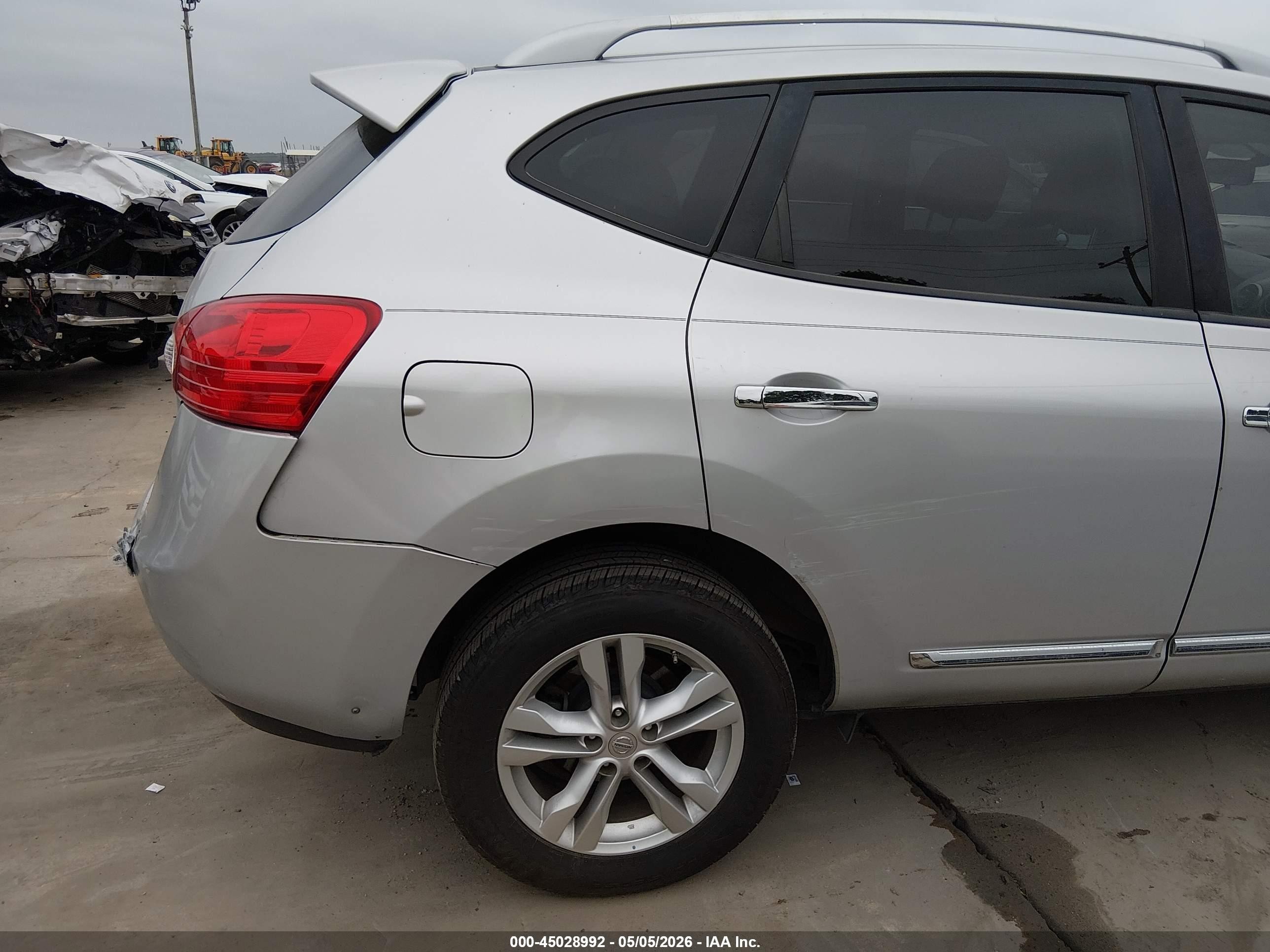 2013 Nissan Rogue Sv Gray vin: JN8AS5MT1DW524488