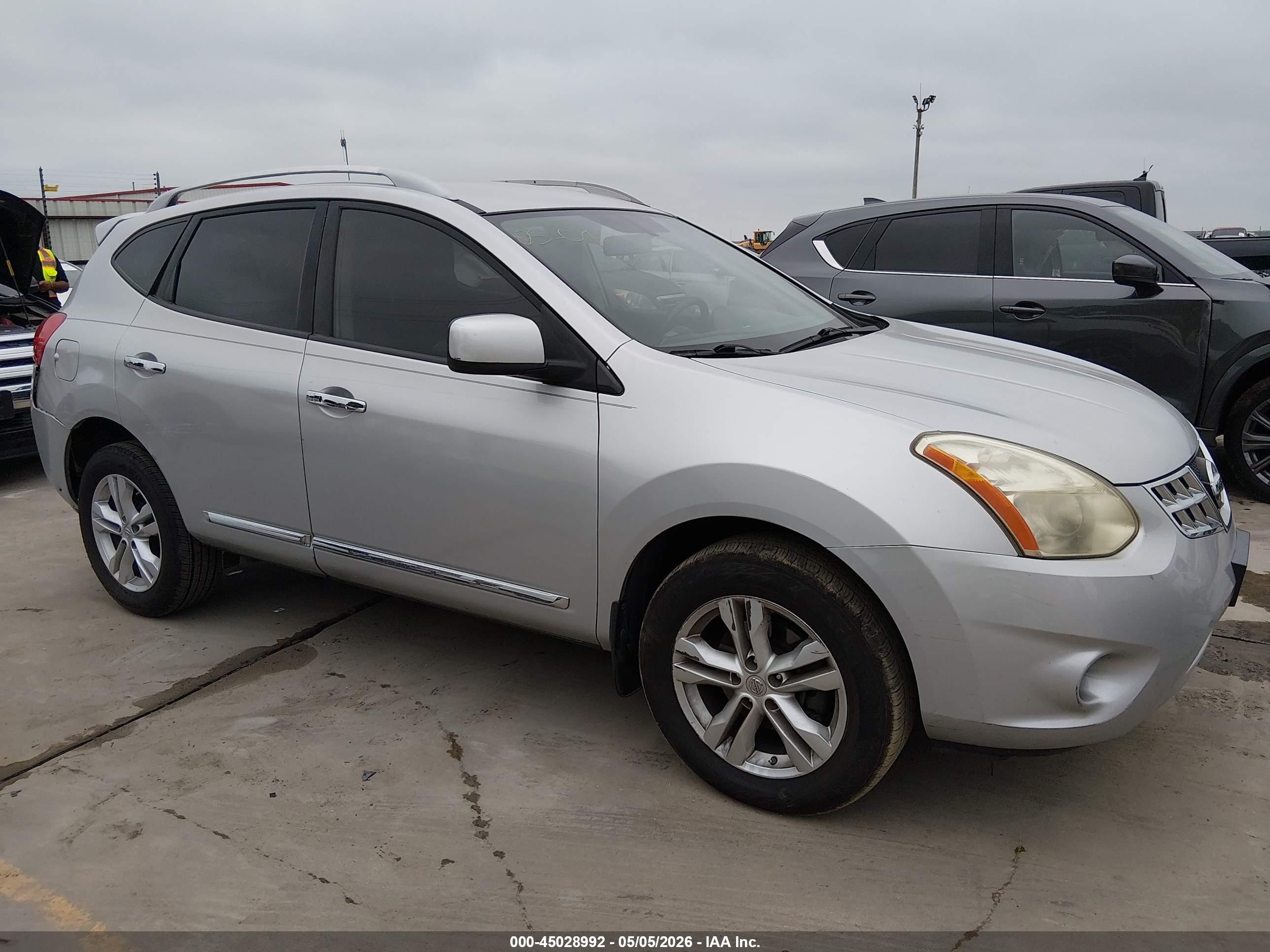 2013 Nissan Rogue Sv Gray vin: JN8AS5MT1DW524488