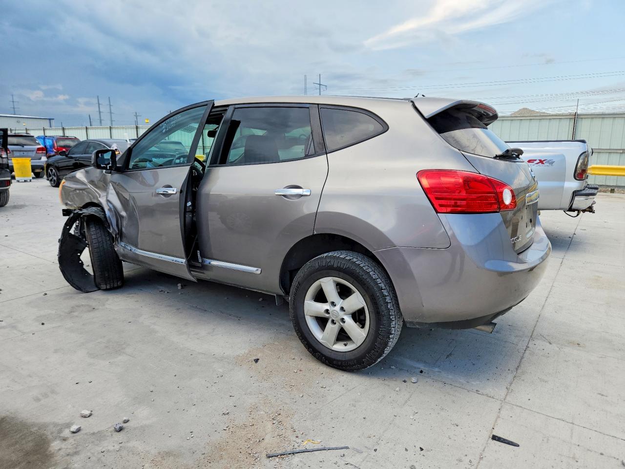 2013 Nissan Rogue S Gray vin: JN8AS5MT1DW525396