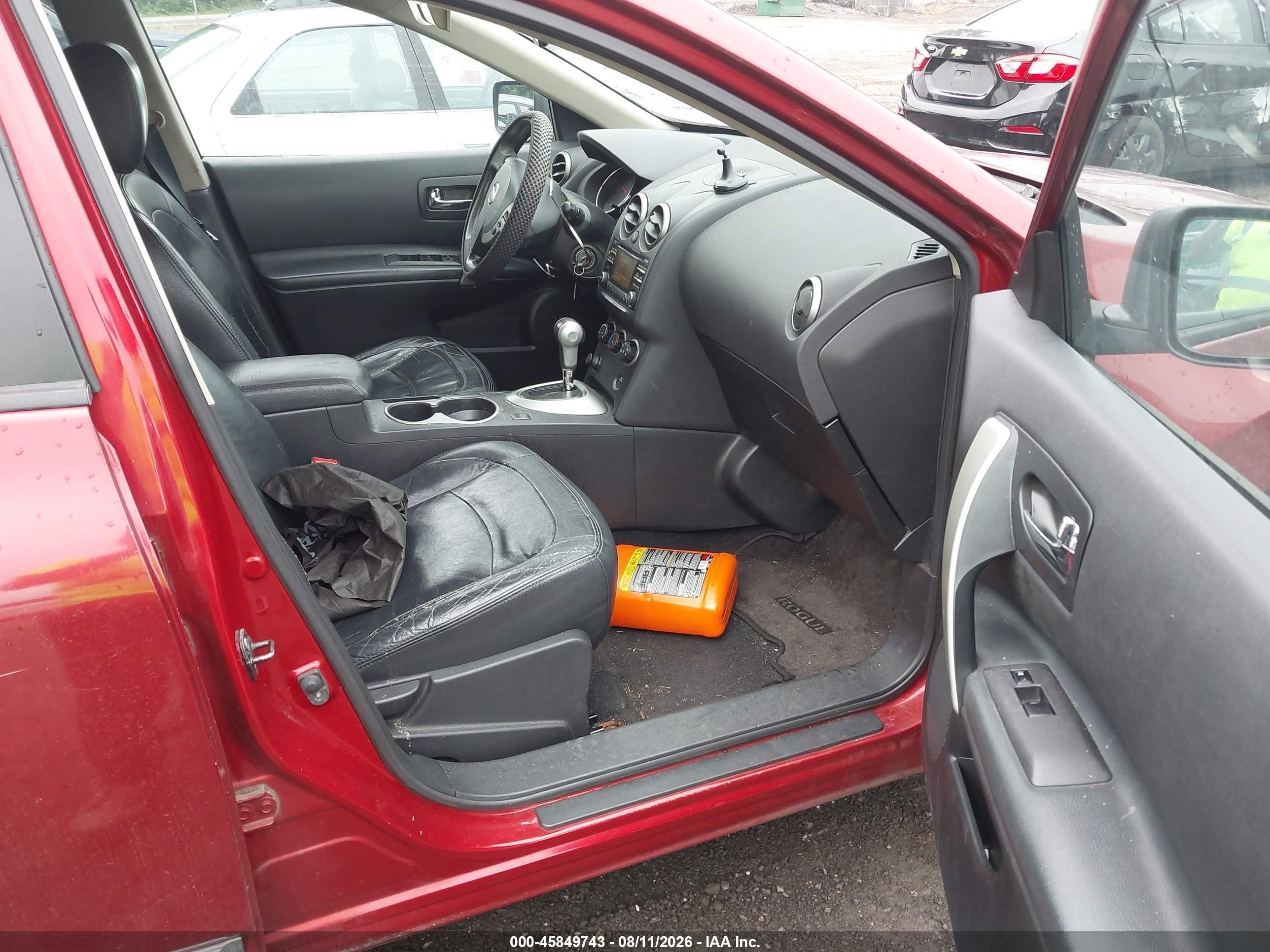 2013 Nissan Rogue S Red vin: JN8AS5MT1DW535958