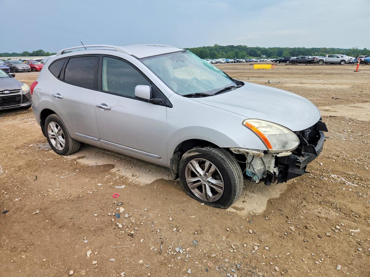 2013 Nissan Rogue S Gray vin: JN8AS5MT1DW544627