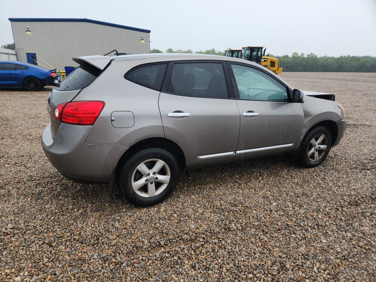 2013 Nissan Rogue S Gray vin: JN8AS5MT1DW550024