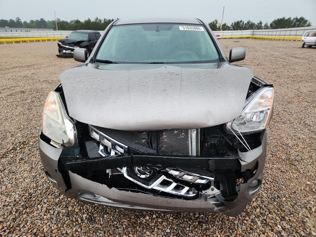 2013 Nissan Rogue S Gray vin: JN8AS5MT1DW550024