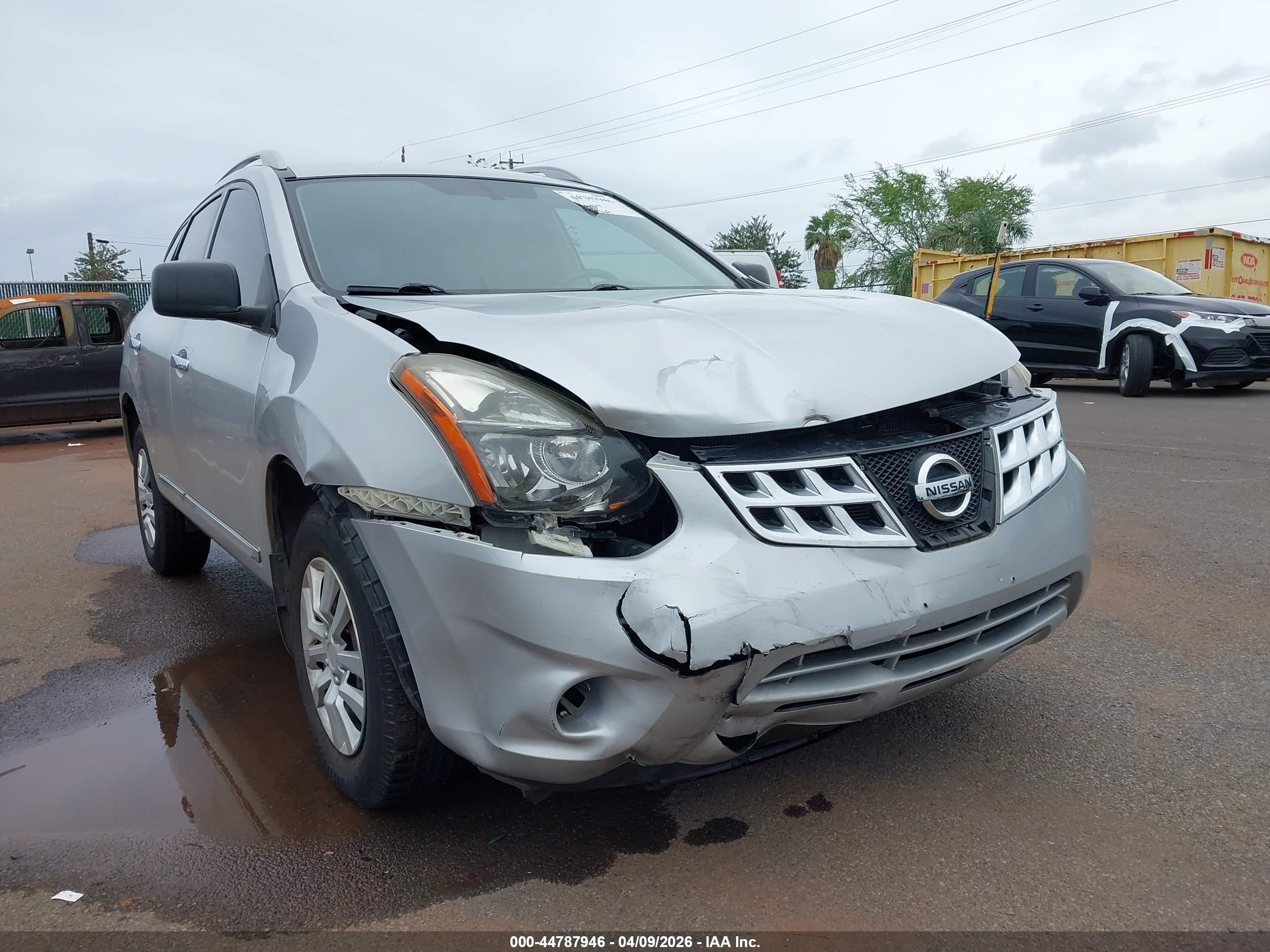 2014 Nissan Rogue Select S Gray vin: JN8AS5MT1EW100178