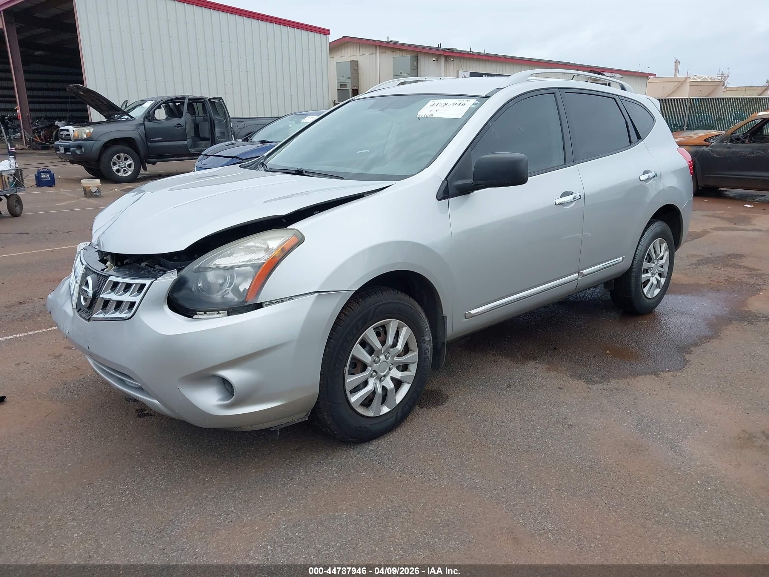 2014 Nissan Rogue Select S Gray vin: JN8AS5MT1EW100178