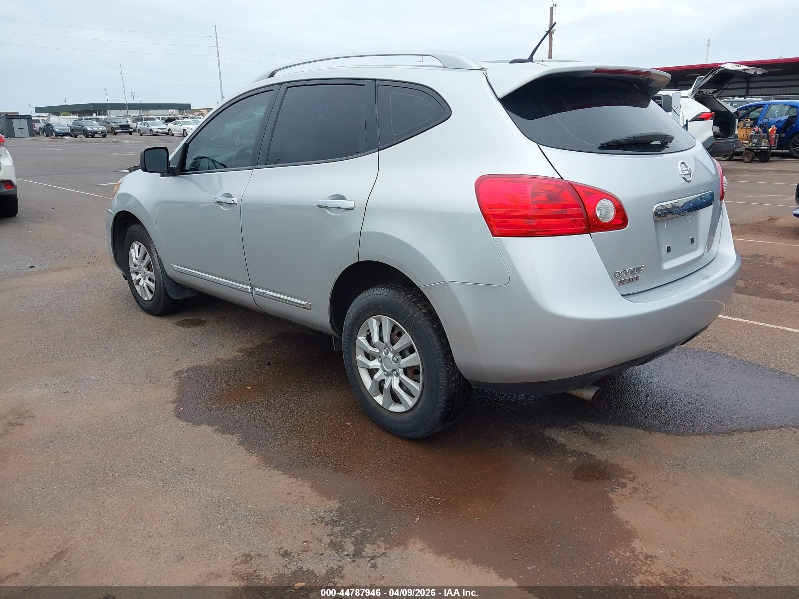 2014 Nissan Rogue Select S Gray vin: JN8AS5MT1EW100178
