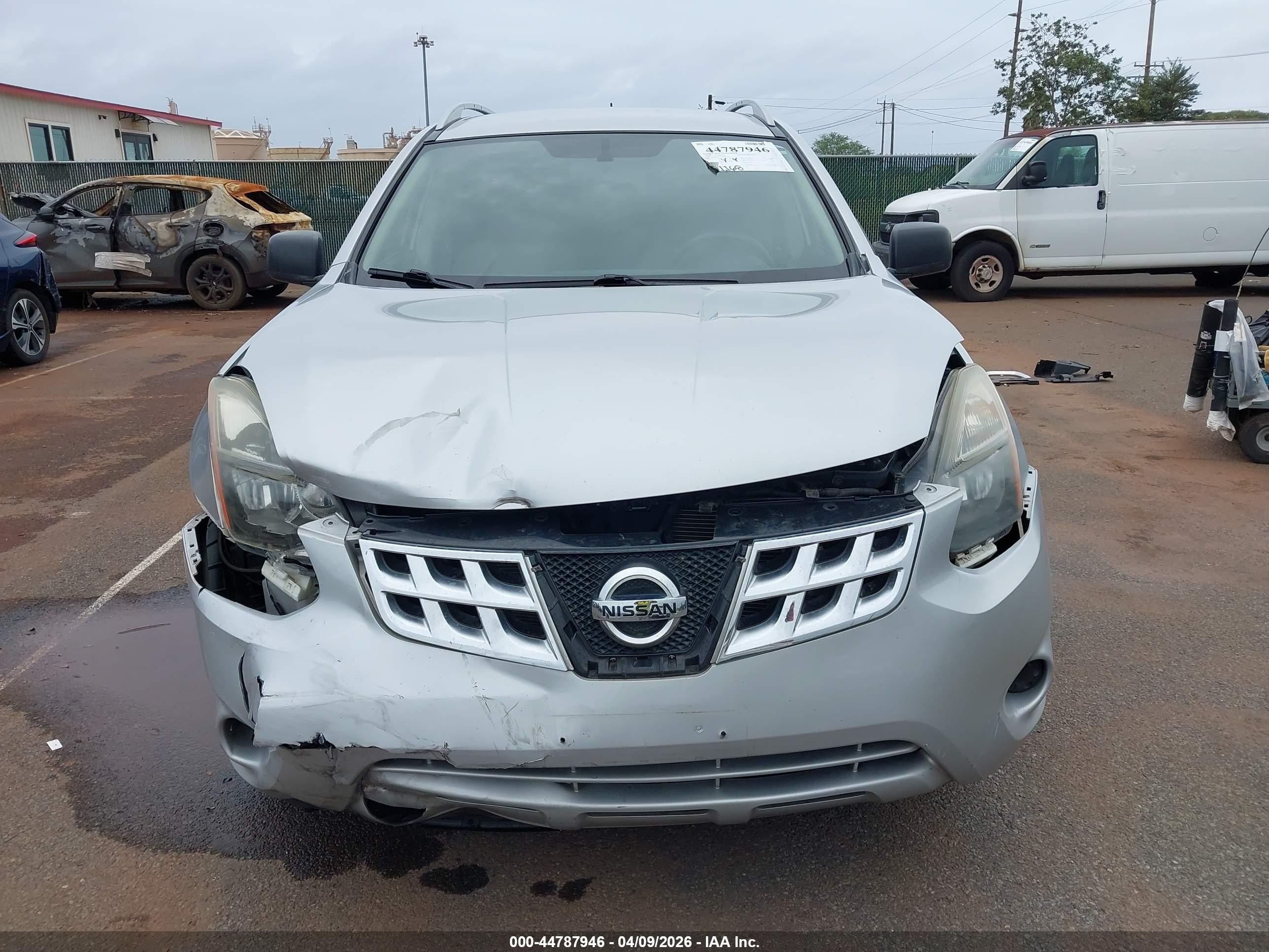 2014 Nissan Rogue Select S Gray vin: JN8AS5MT1EW100178
