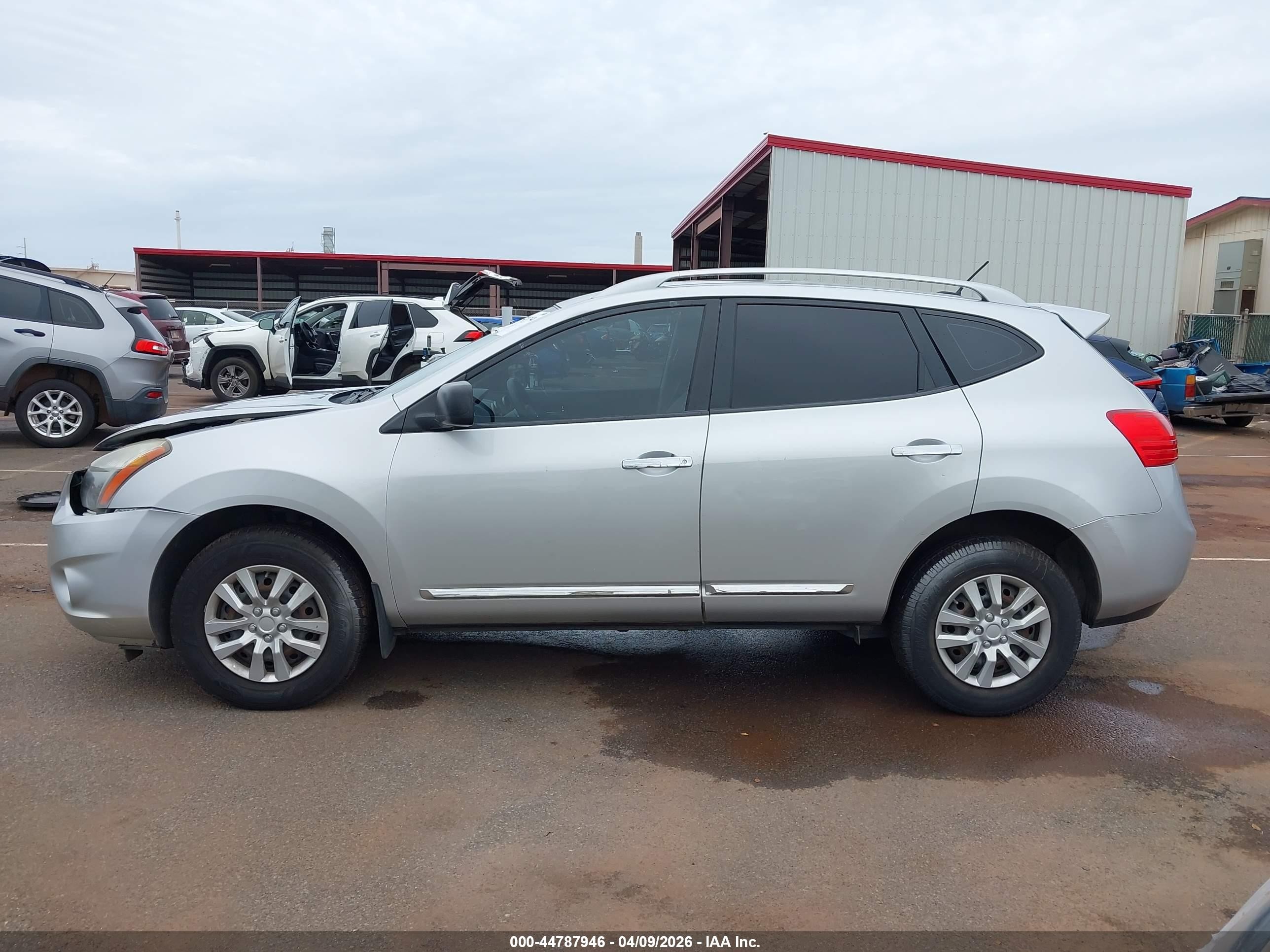 2014 Nissan Rogue Select S Gray vin: JN8AS5MT1EW100178