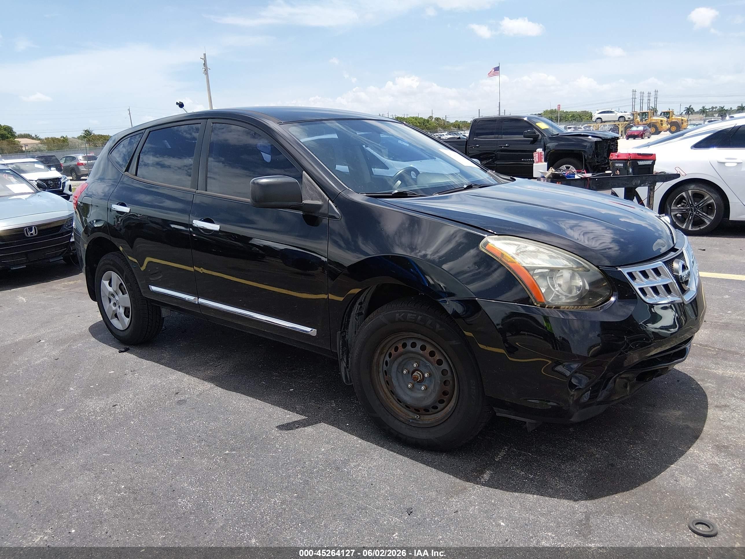 2014 Nissan Rogue Select S Black vin: JN8AS5MT1EW601037