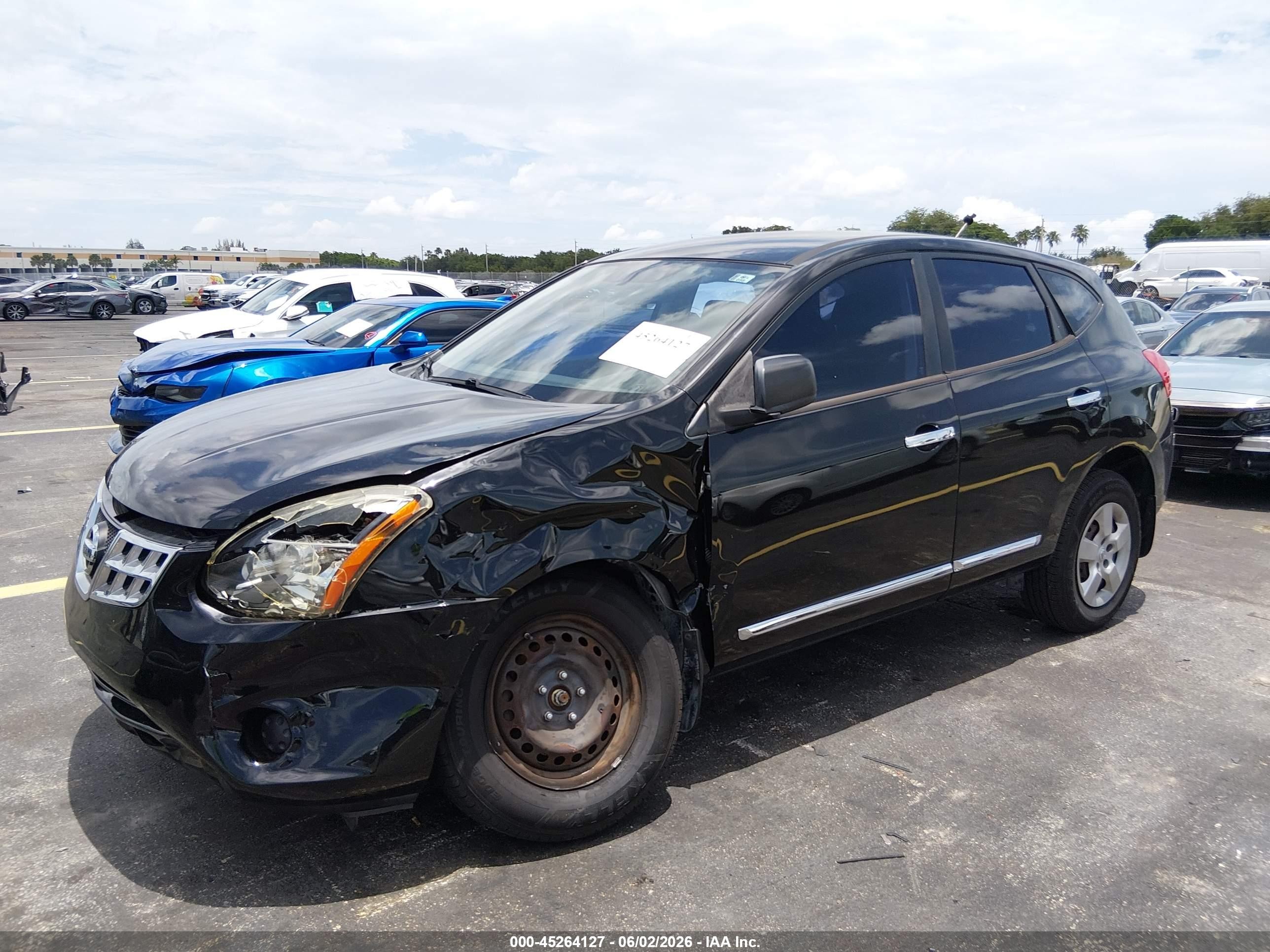 2014 Nissan Rogue Select S Black vin: JN8AS5MT1EW601037