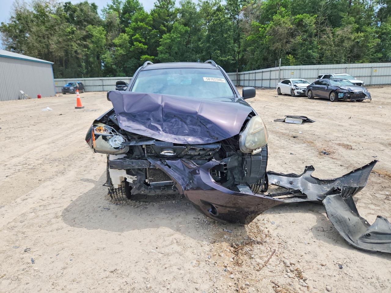 2014 Nissan Rogue Select S Purple vin: JN8AS5MT1EW606058