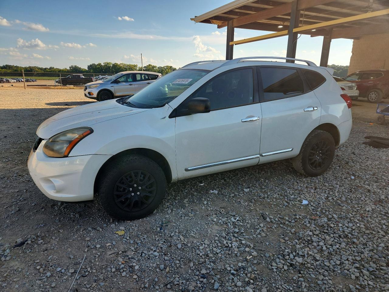 2014 Nissan Rogue Select S White vin: JN8AS5MT1EW615309