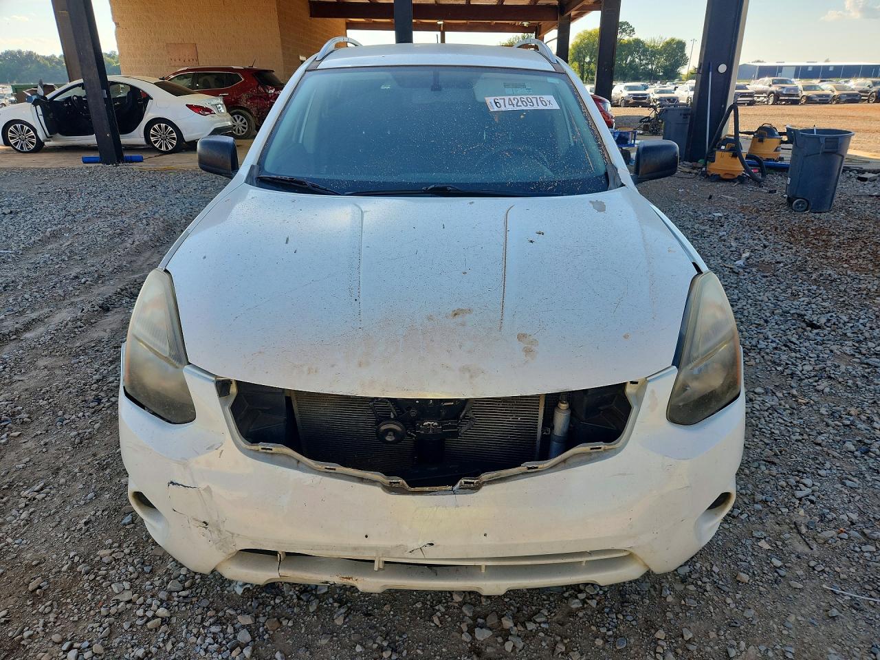 2014 Nissan Rogue Select S White vin: JN8AS5MT1EW615309