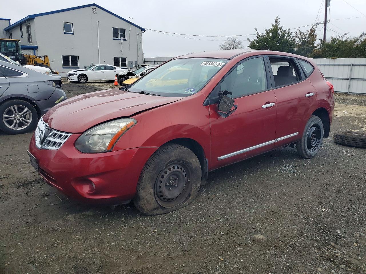 2015 Nissan Rogue Select S Red vin: JN8AS5MT1FW152802