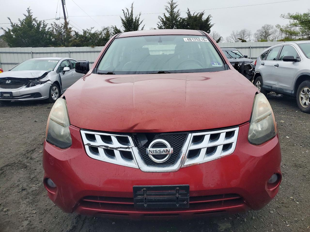 2015 Nissan Rogue Select S Red vin: JN8AS5MT1FW152802