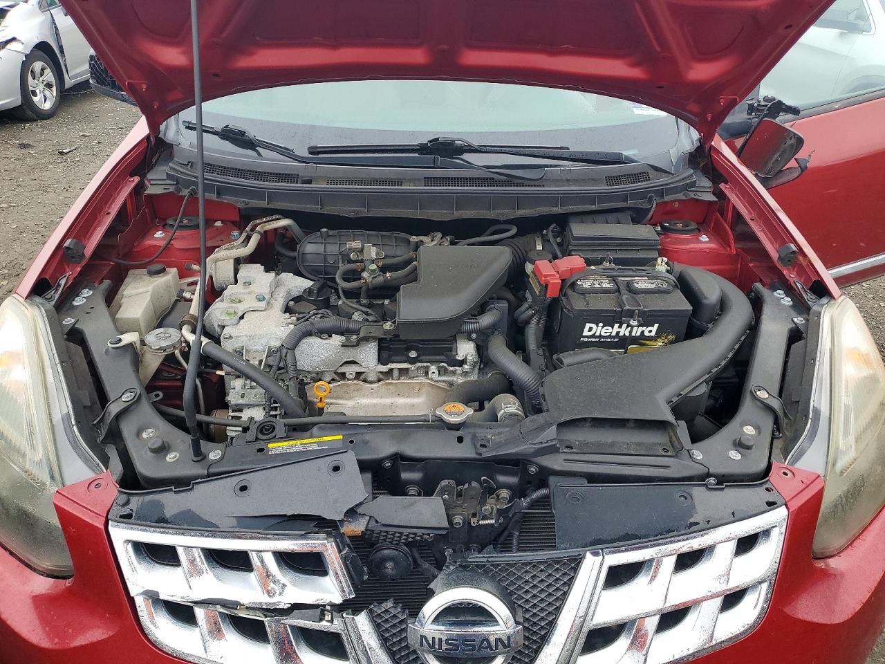 2015 Nissan Rogue Select S Red vin: JN8AS5MT1FW152802