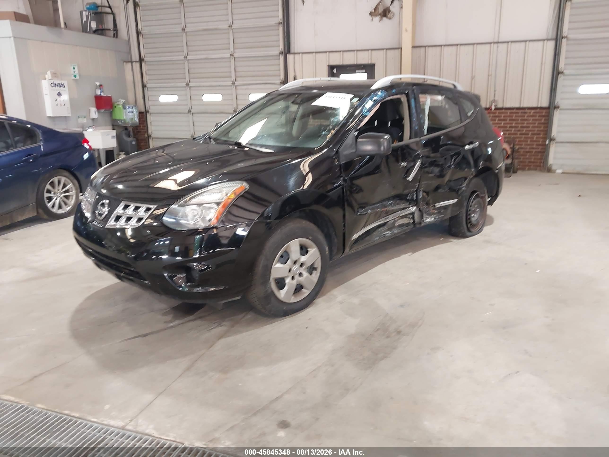 2015 Nissan Rogue Select S Black vin: JN8AS5MT1FW154047