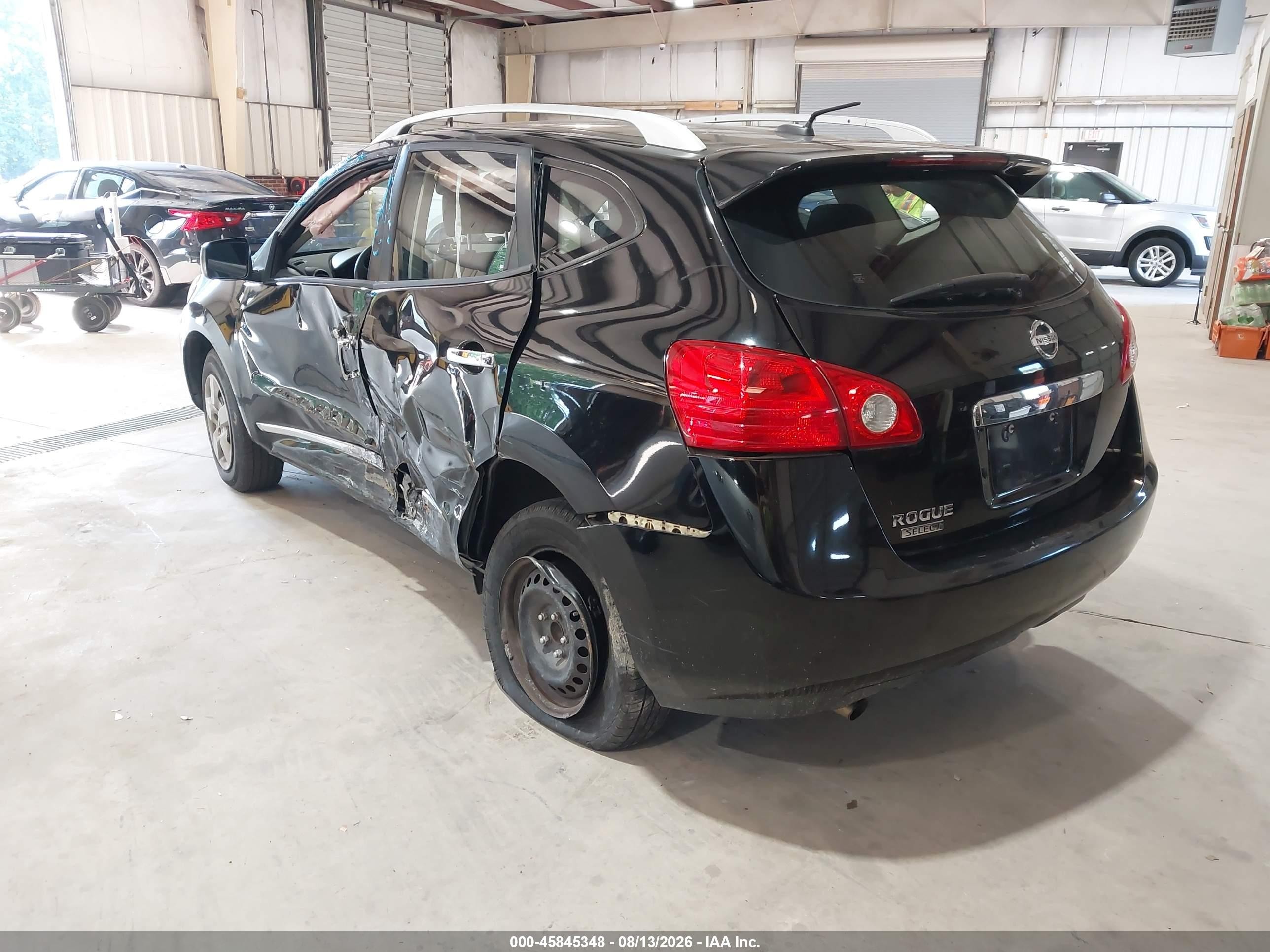 2015 Nissan Rogue Select S Black vin: JN8AS5MT1FW154047