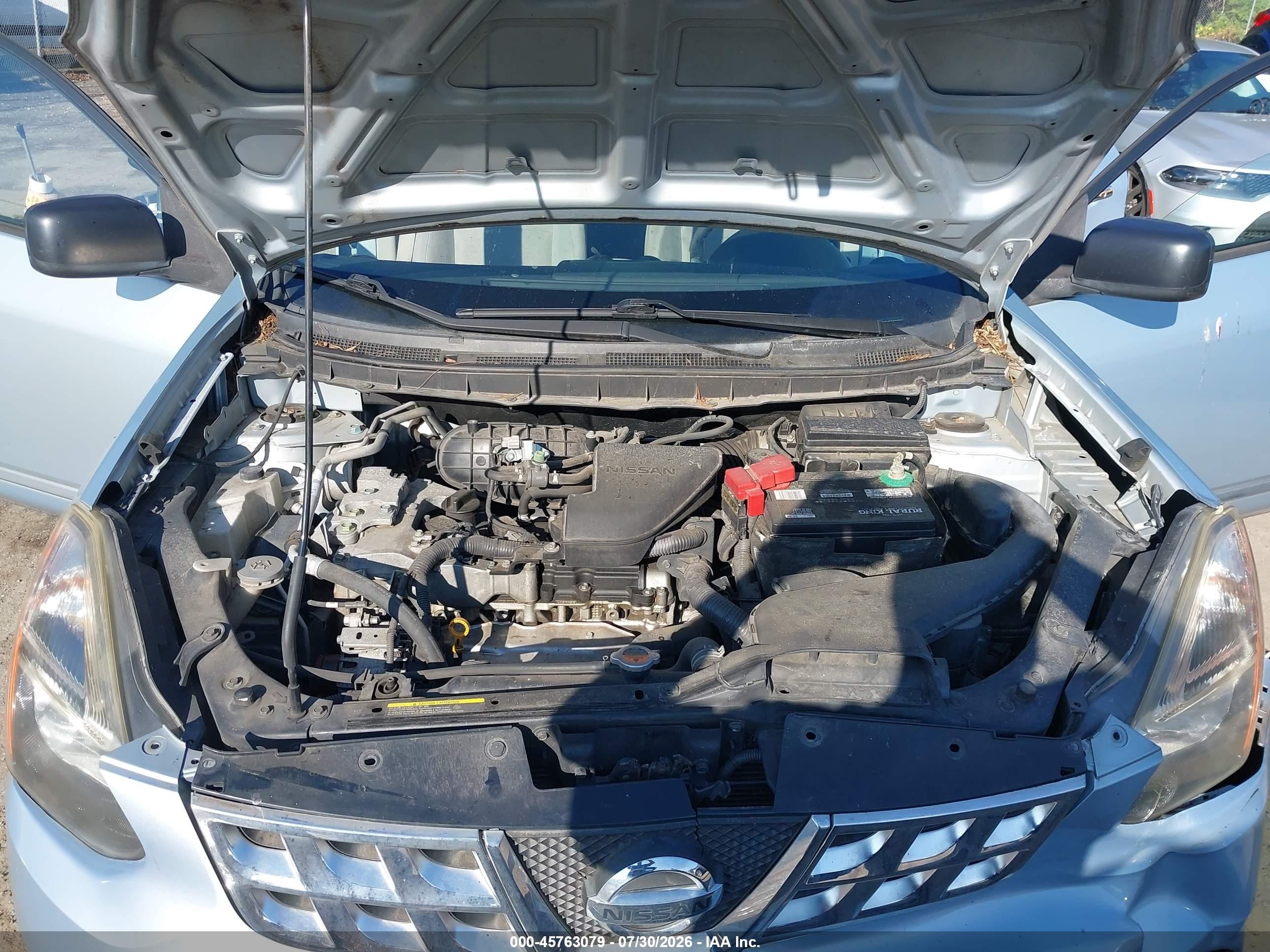 2015 Nissan Rogue Select S Silver vin: JN8AS5MT1FW158342