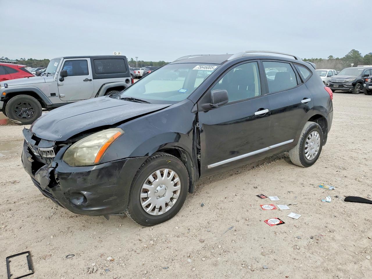 2015 Nissan Rogue Select S Black vin: JN8AS5MT1FW159166