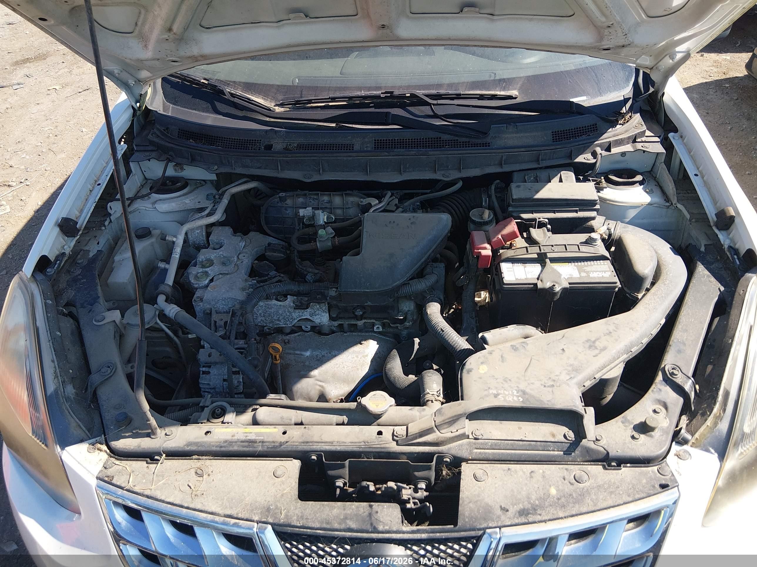 2015 Nissan Rogue Select S Белый vin: JN8AS5MT1FW160723