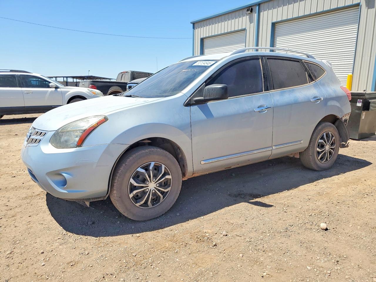 2015 Nissan Rogue Blue vin: JN8AS5MT1FW162567