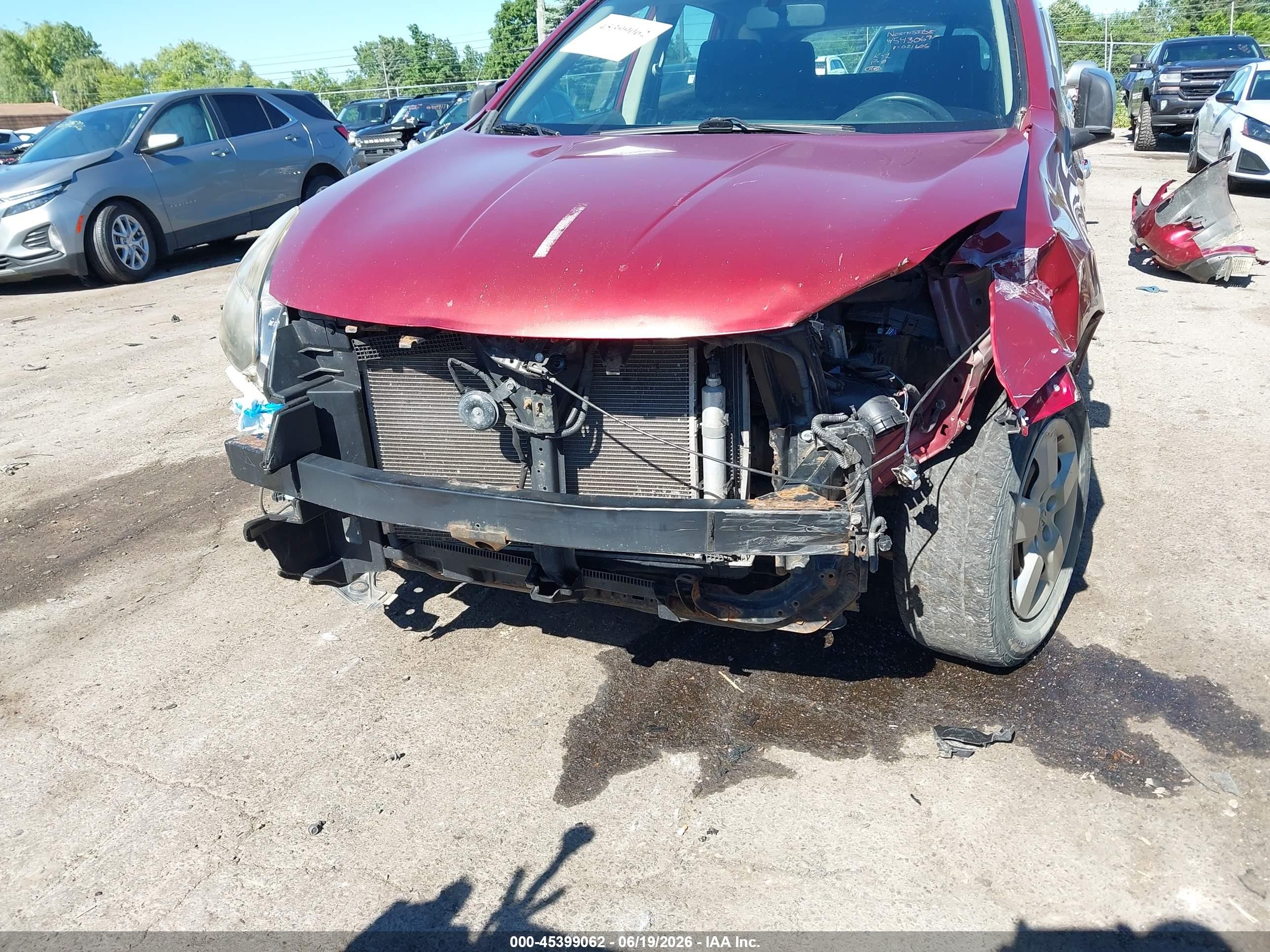 2015 Nissan Rogue Select S Red vin: JN8AS5MT1FW658131