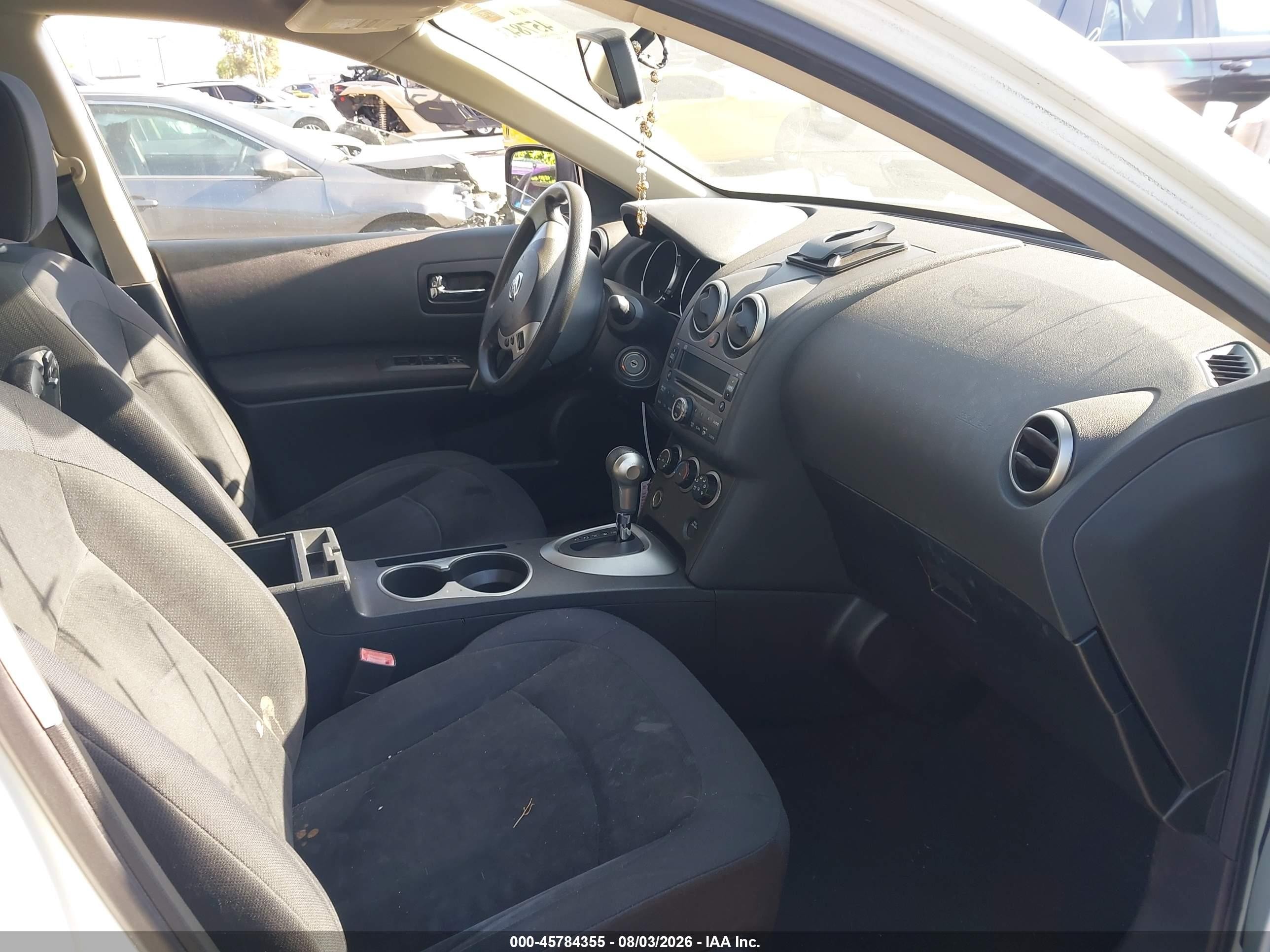 2010 Nissan Rogue S White vin: JN8AS5MT2AW014923