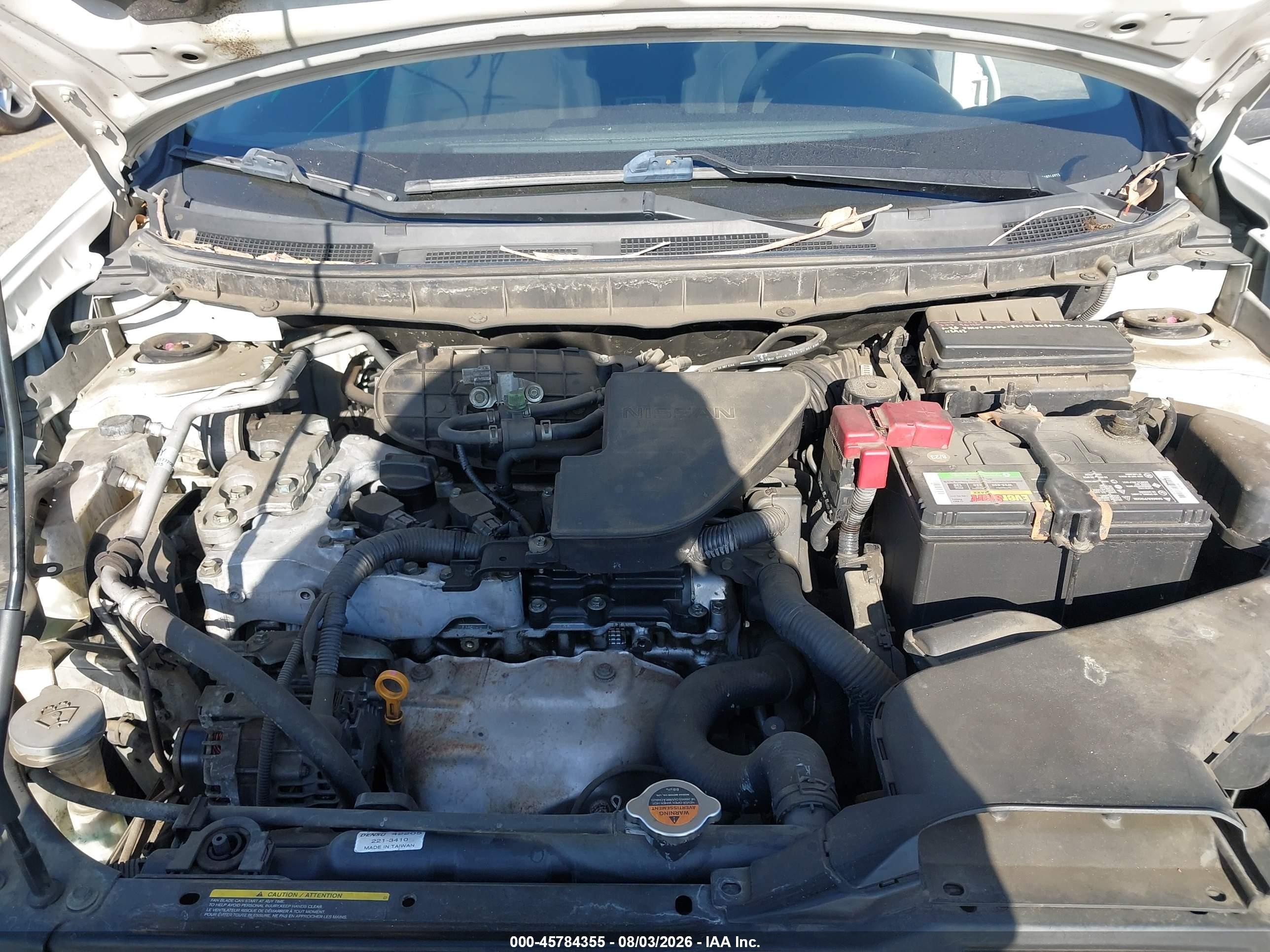 2010 Nissan Rogue S White vin: JN8AS5MT2AW014923